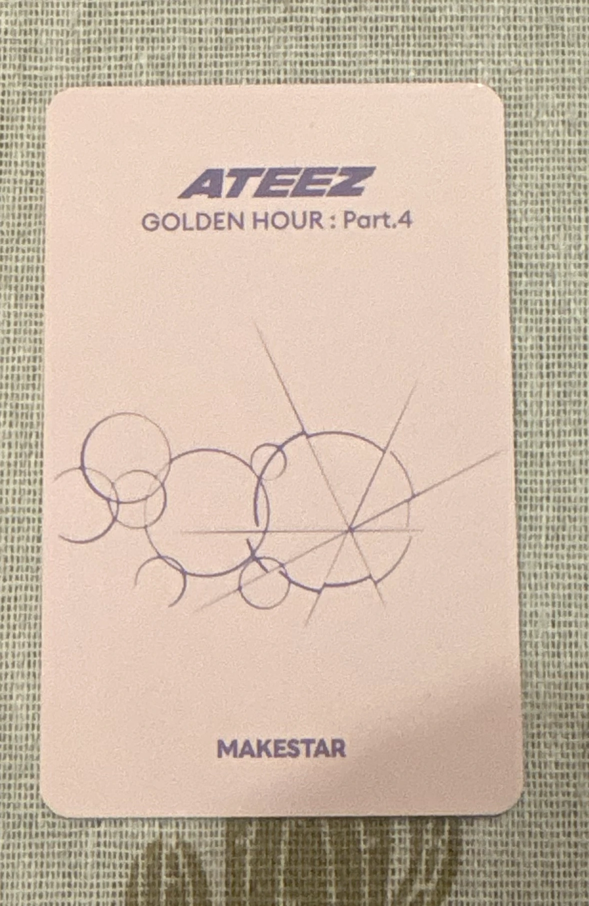 ATEEZ ATEEZ - Wooyoung & San - Golden Hour : Part.4 Album fansign makestar round 6 unit photocard listing photo 2