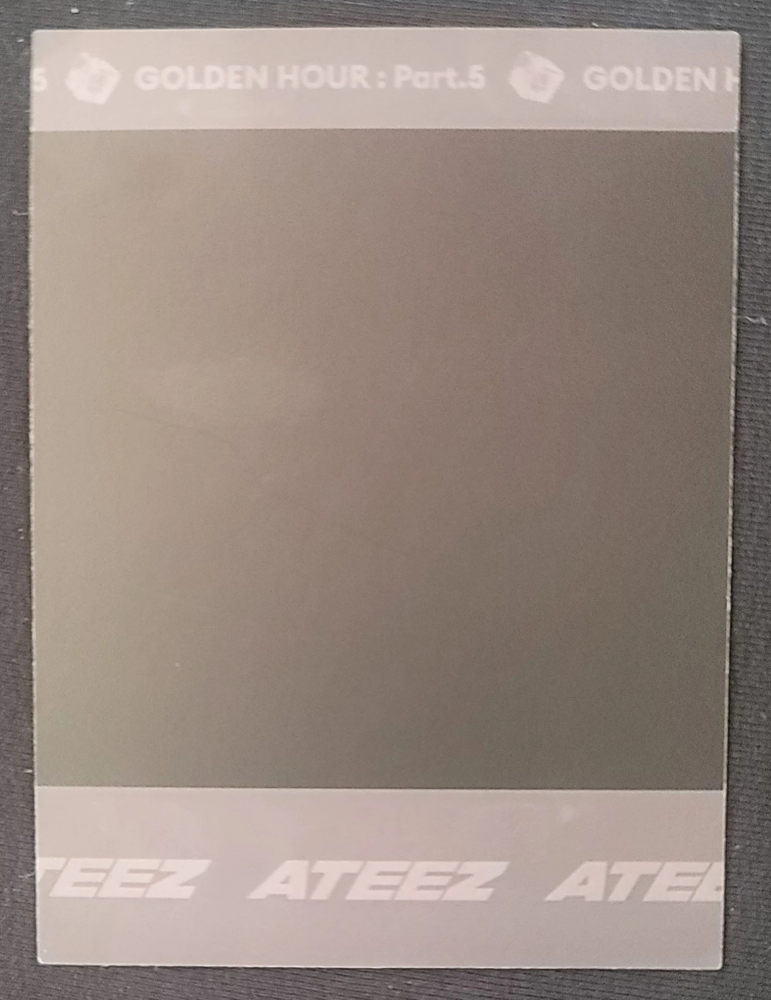 ATEEZ Yeosang ATEEZ - Yeosang - GOLDEN HOUR : Part.5 Album digipack version album inclusion polaroid listing photo 2