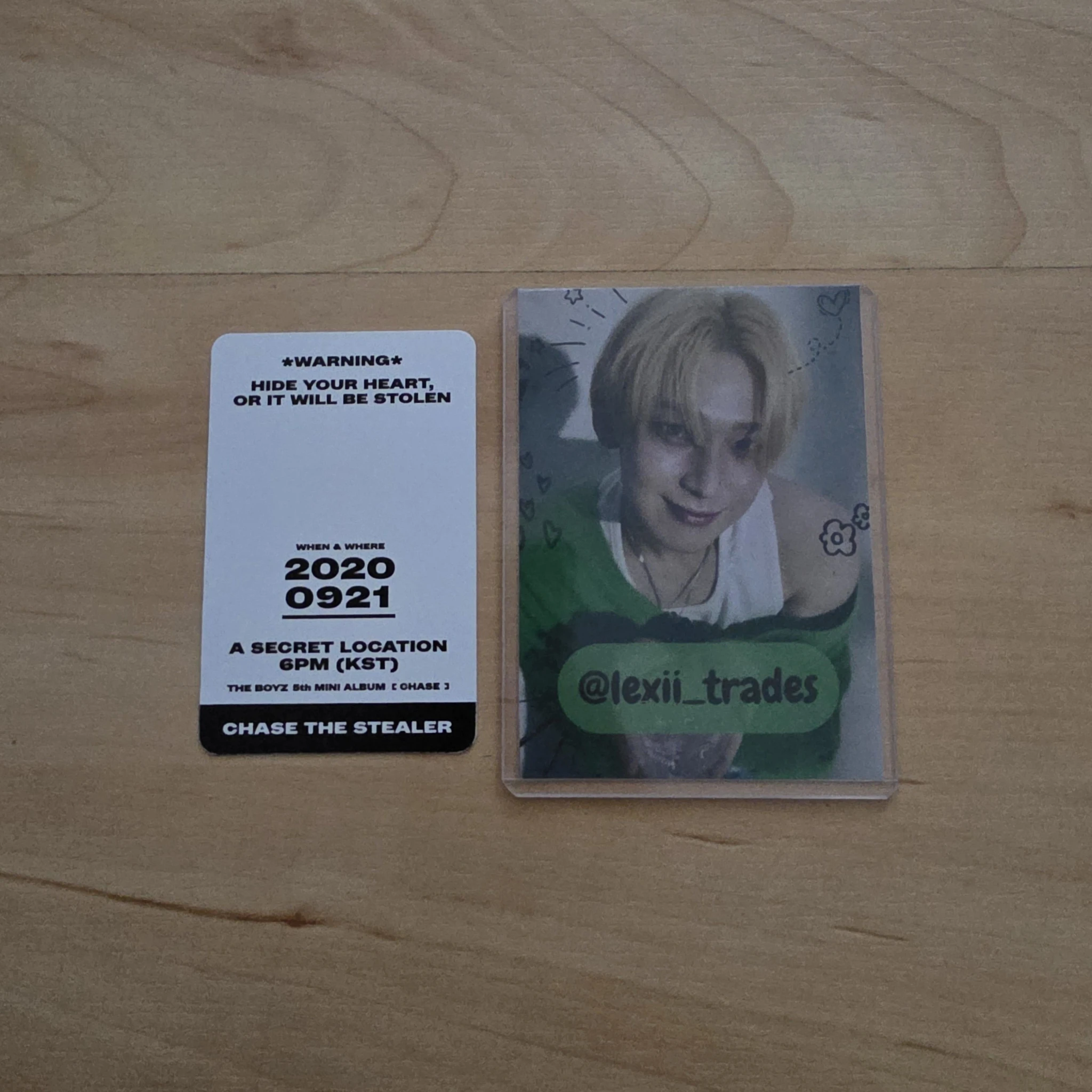 THE BOYZ Sangyeon THE BOYZ - Sangyeon - Chase Album album photocard listing photo 2