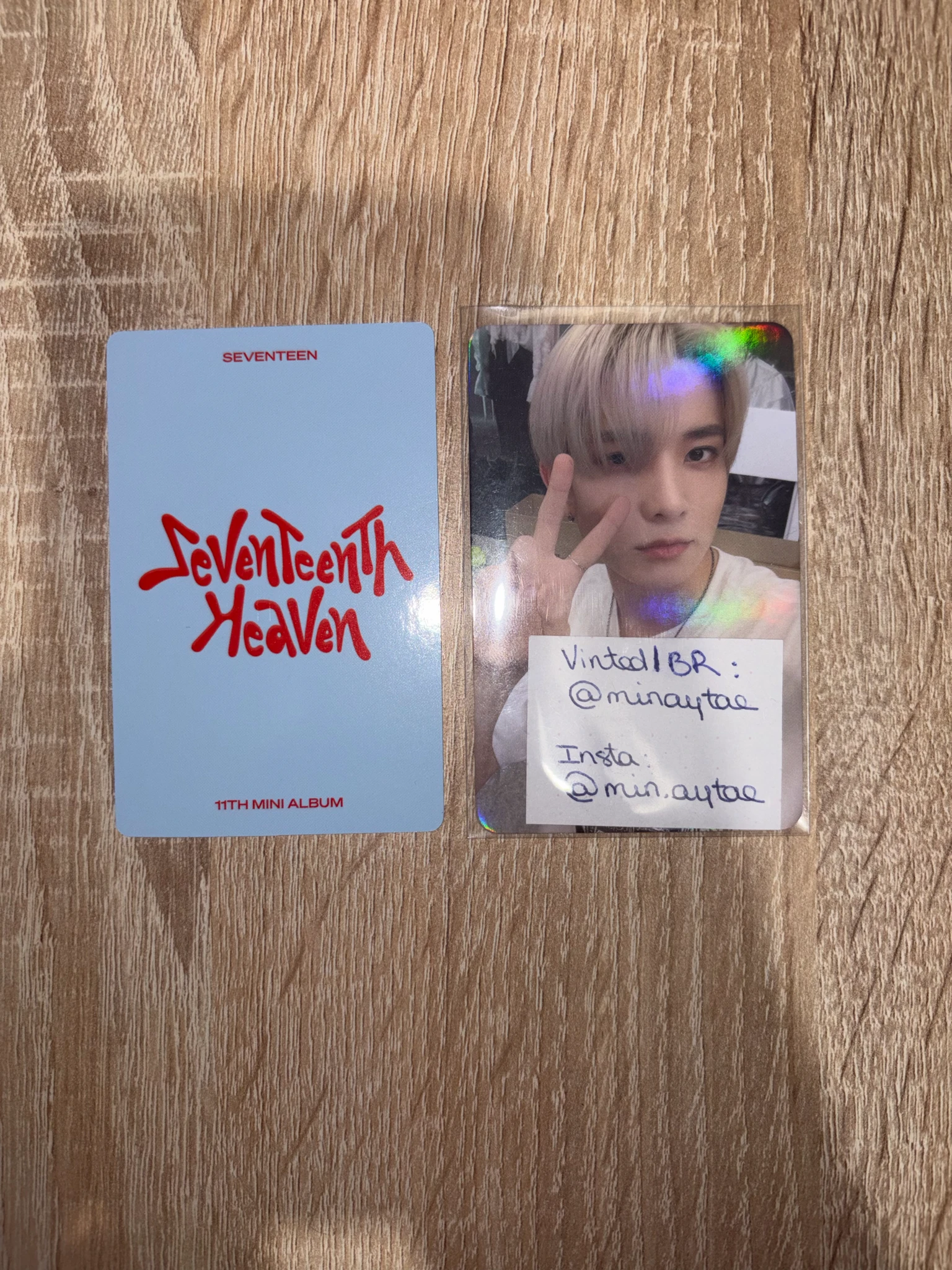 SEVENTEEN Seungkwan SEVENTEEN - Seungkwan - Seventeenth Heaven Album album photocard 2:14PM Ver. listing photo 2