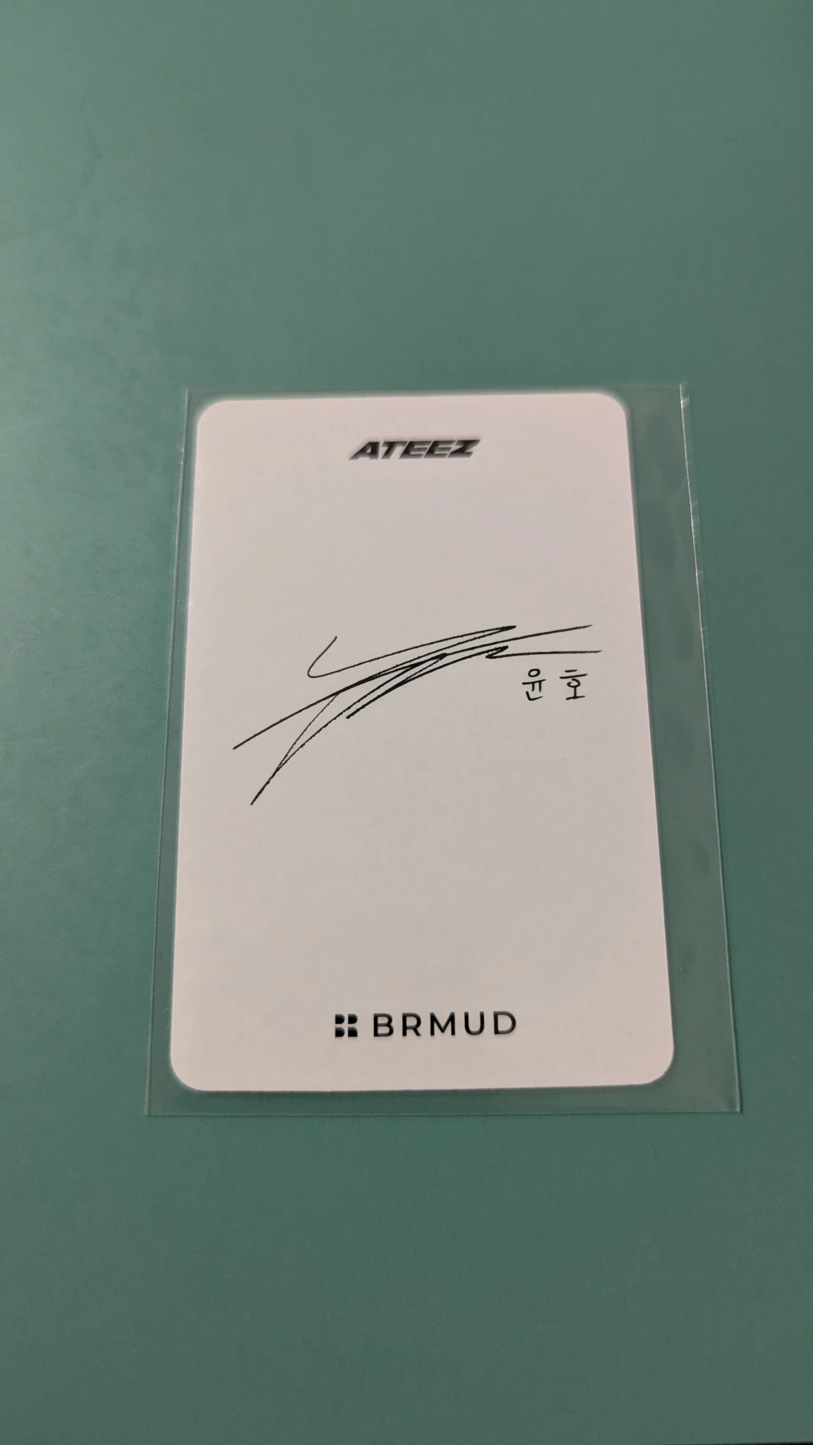 ATEEZ Yunho ATEEZ - Yunho - BRMUD=ATEEZ  Other merch photocard listing photo 2