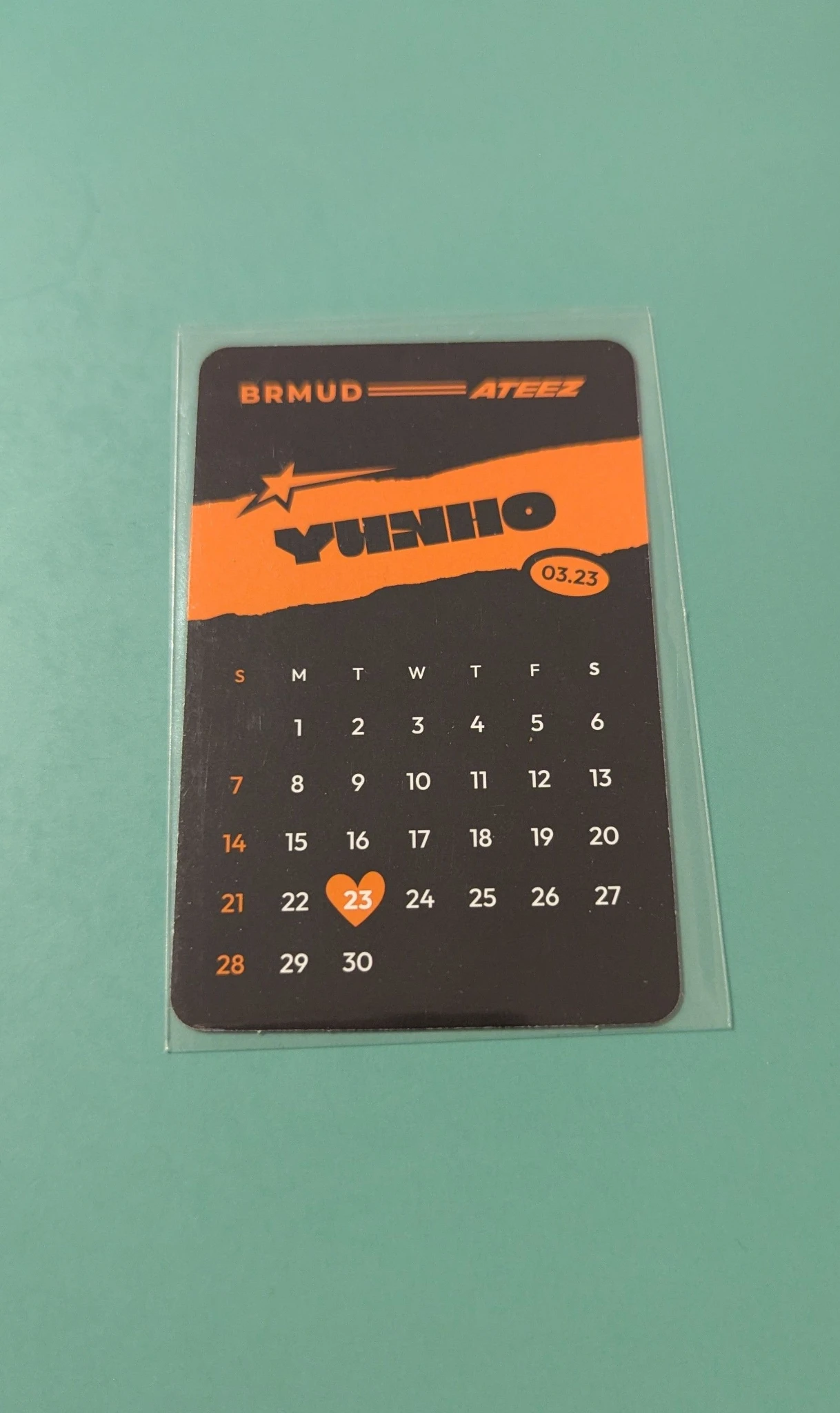ATEEZ Yunho ATEEZ - Yunho - BRMUD × ATEEZ Other merch photocard listing photo 2