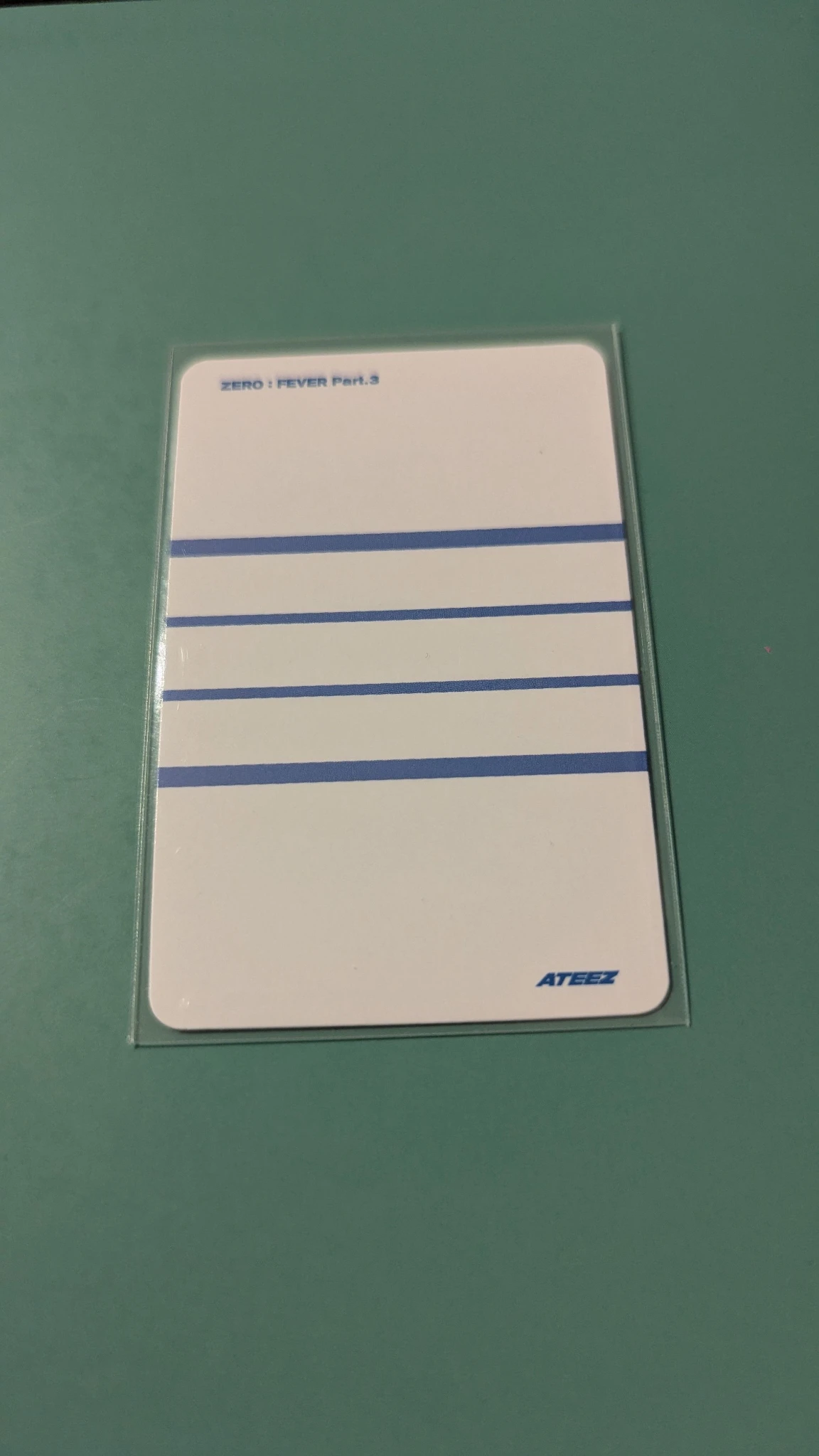 ATEEZ Yunho ATEEZ - Yunho - ZERO : FEVER Part.3 Album album photocard Z version limited version listing photo 2