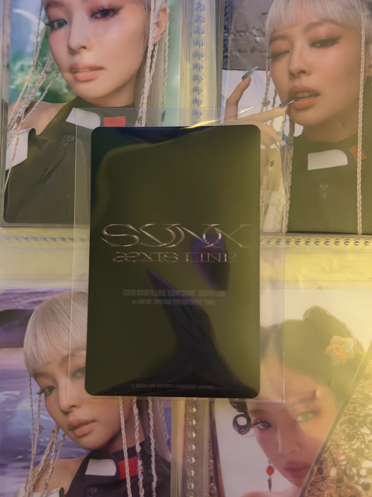 aespa Ningning aespa - Ningning - SYNK : aeXIS LINE  Event tour merch merch photocard trading card japan non-selfie listing photo 2