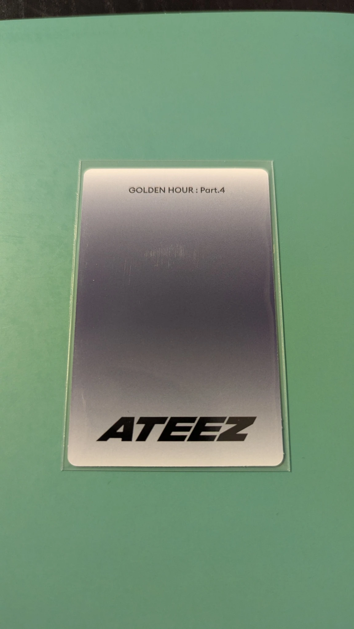ATEEZ Yunho ATEEZ - Yunho - Golden Hour : Part.4 Album album photocard poca album listing photo 2
