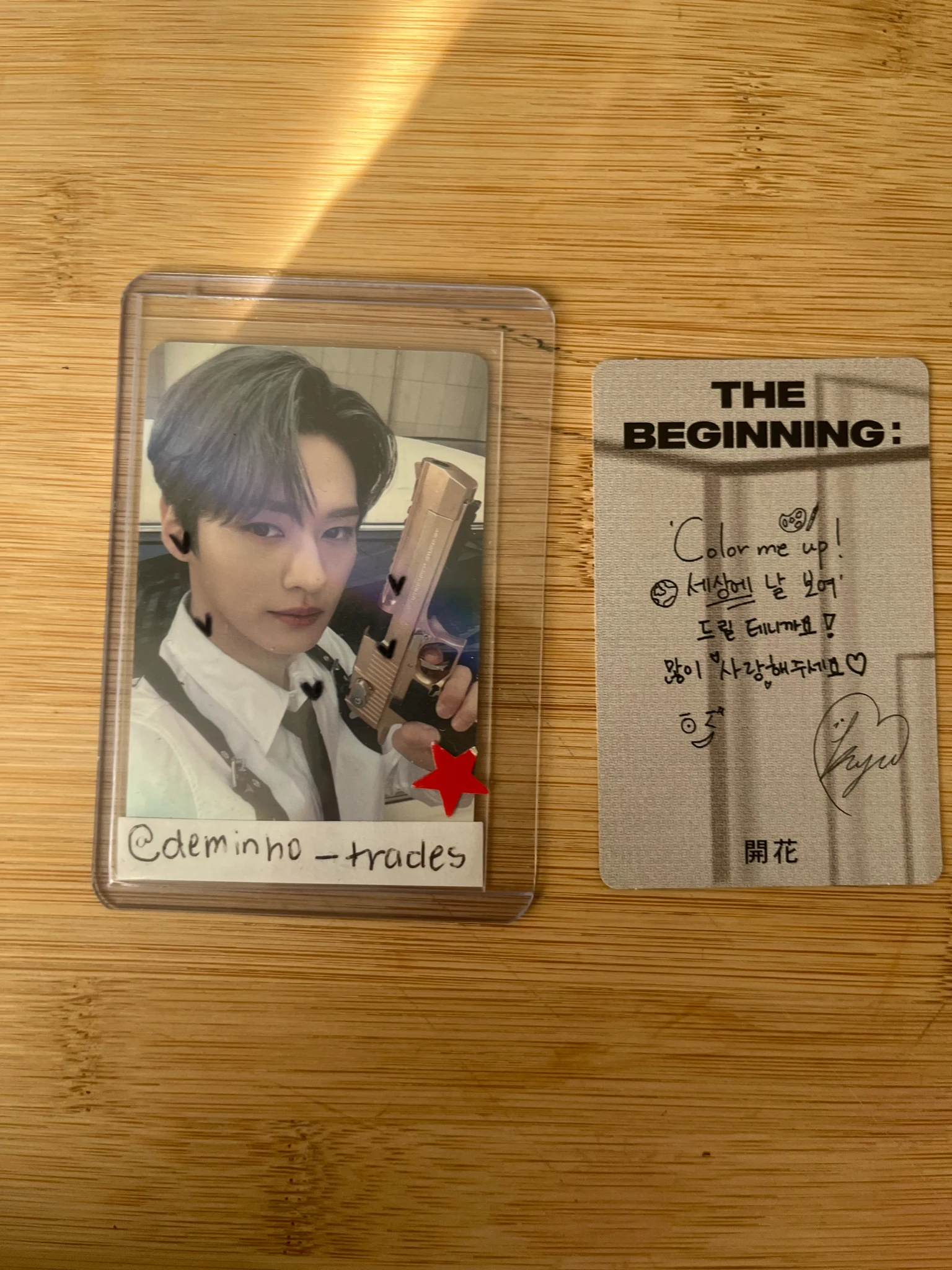 ATBO Kim Yeonkyu ATBO - Kim Yeonkyu - The Beginning : 開花 Album album photocard monochrome version listing photo 2