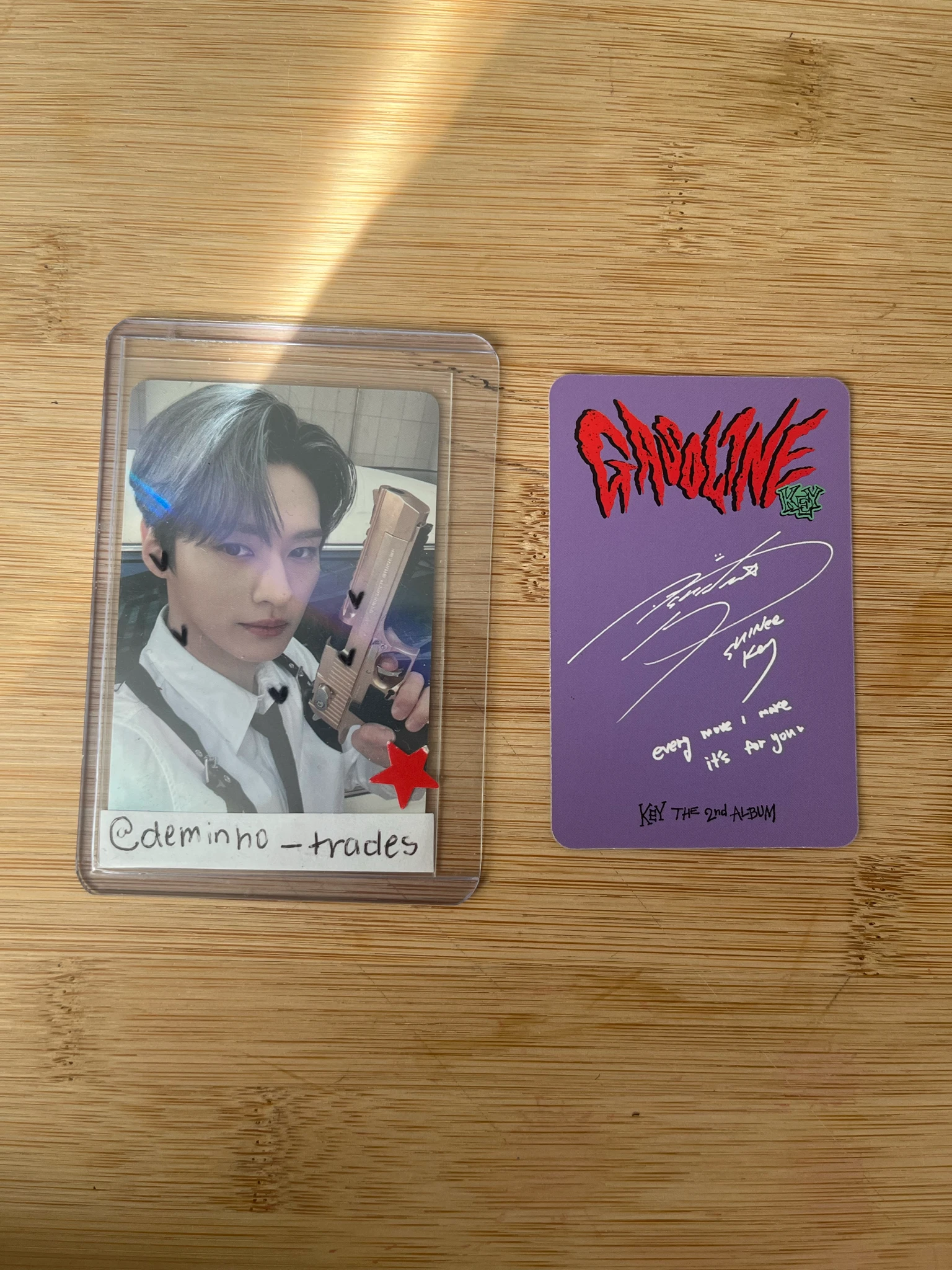 Key Key Key - Key - Gasoline - The 2nd Album Album album photocard solo album listing photo 2