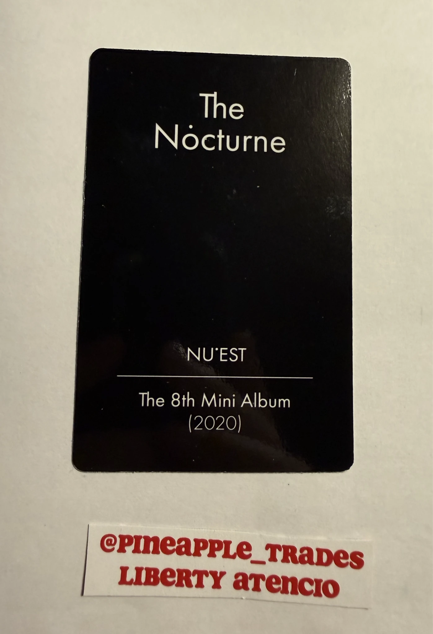 NU'EST NU’EST - Ren & Aron - The Nocturne Album listing photo 2