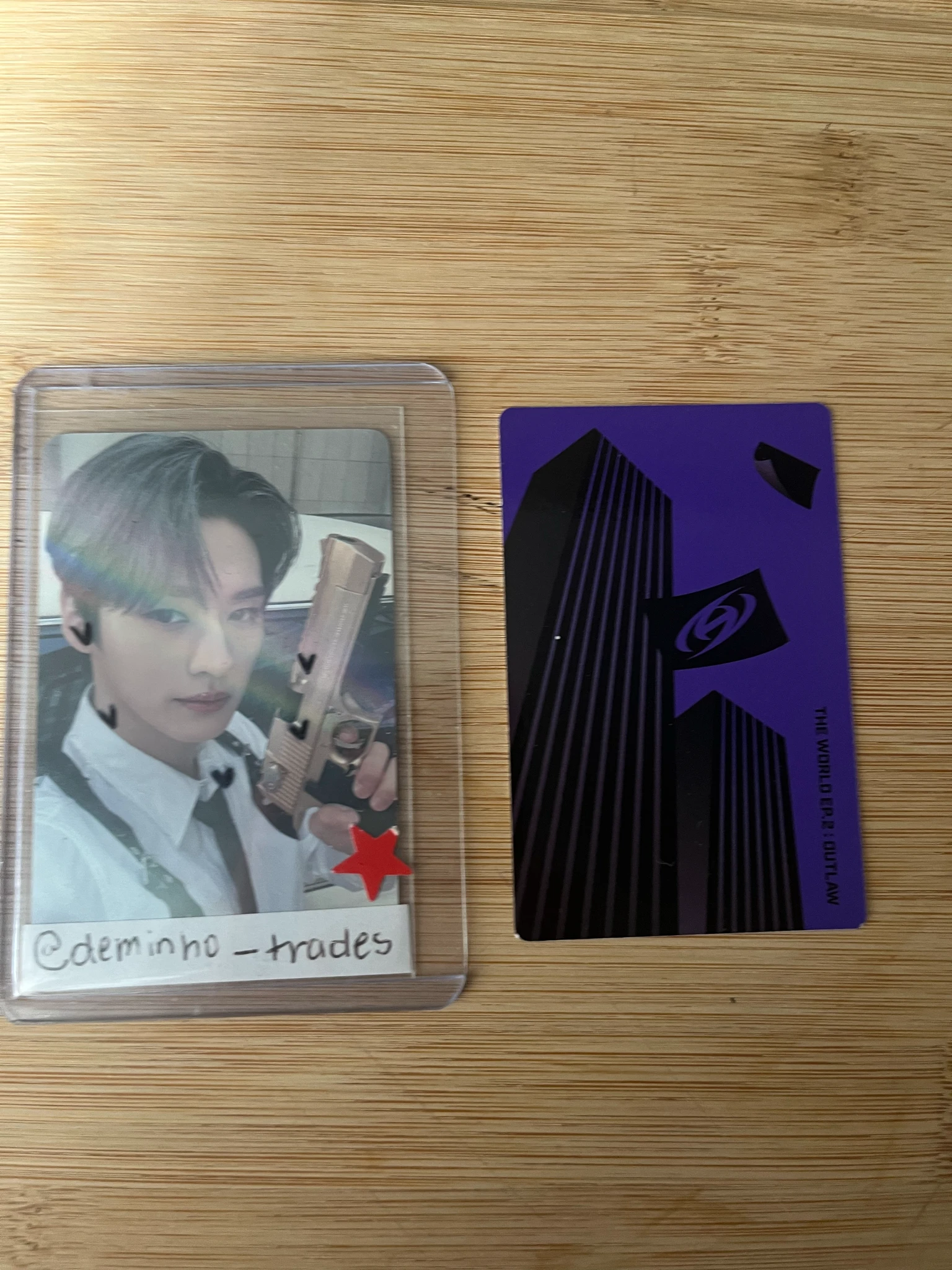 ATEEZ Jongho ATEEZ - Jongho - THE WORLD EP.2 : OUTLAW Album album photocard diary version version 1 listing photo 2