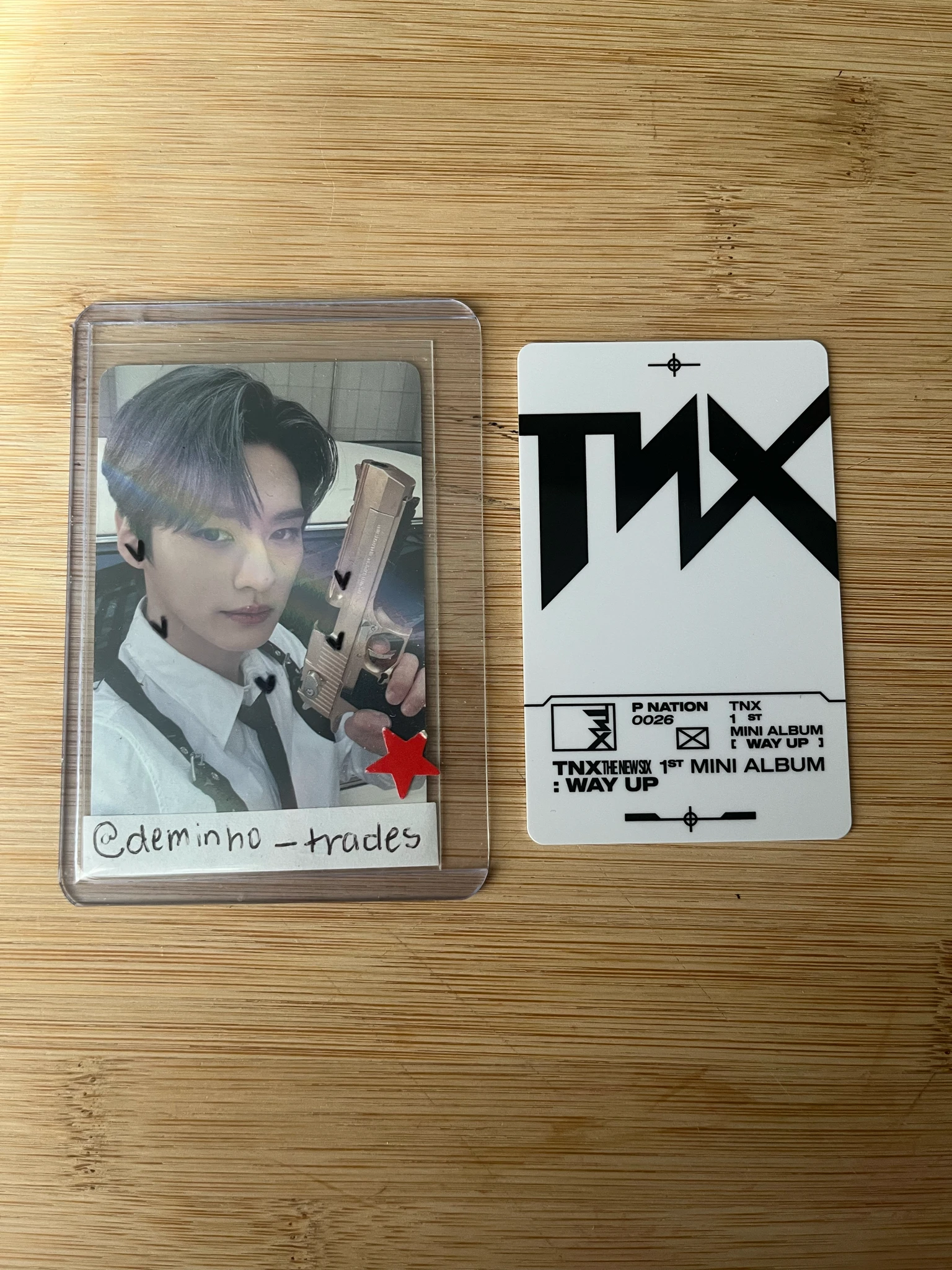 TNX Taehun TNX - Taehun - WAY UP  Album album photocard id card listing photo 2