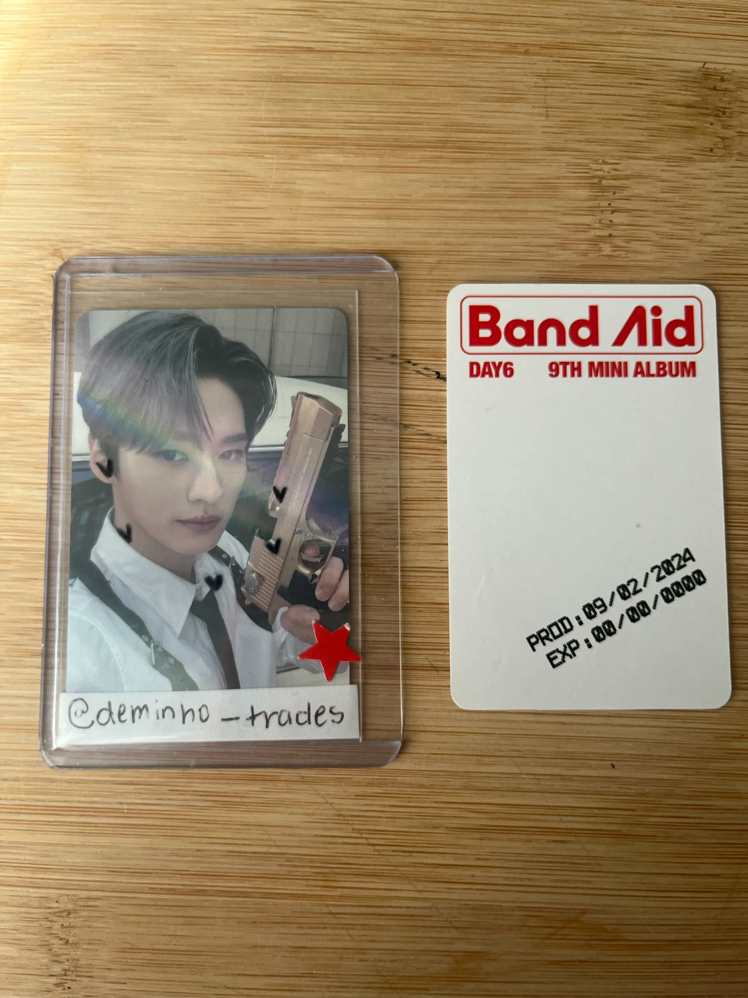 DAY6  Dowoon  DAY6  - Dowoon  - Band Aid Album album photocard standard version listing photo 2