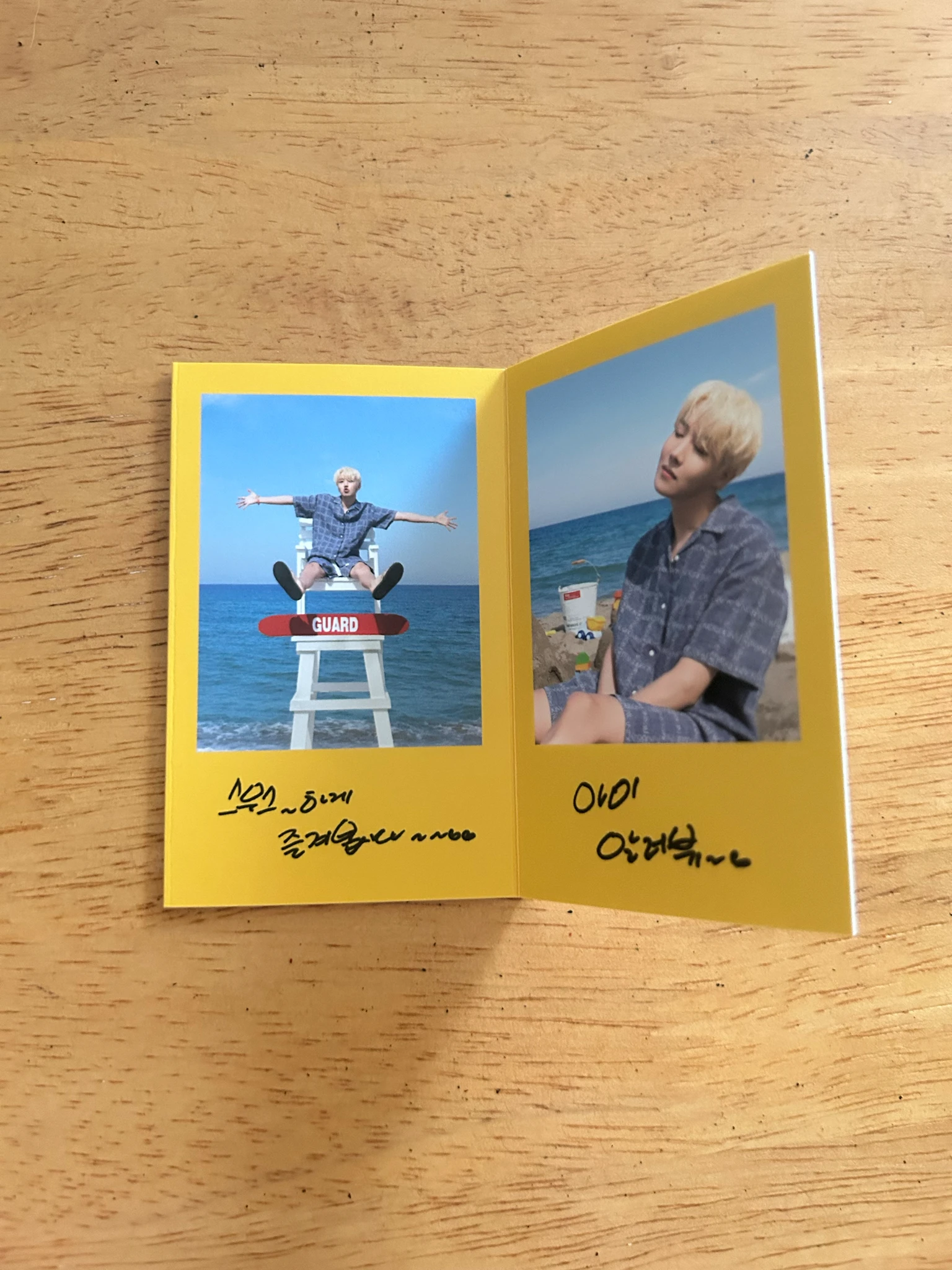 BTS j-hope BTS - j-hope - Butter Album album inclusion message card listing photo 2