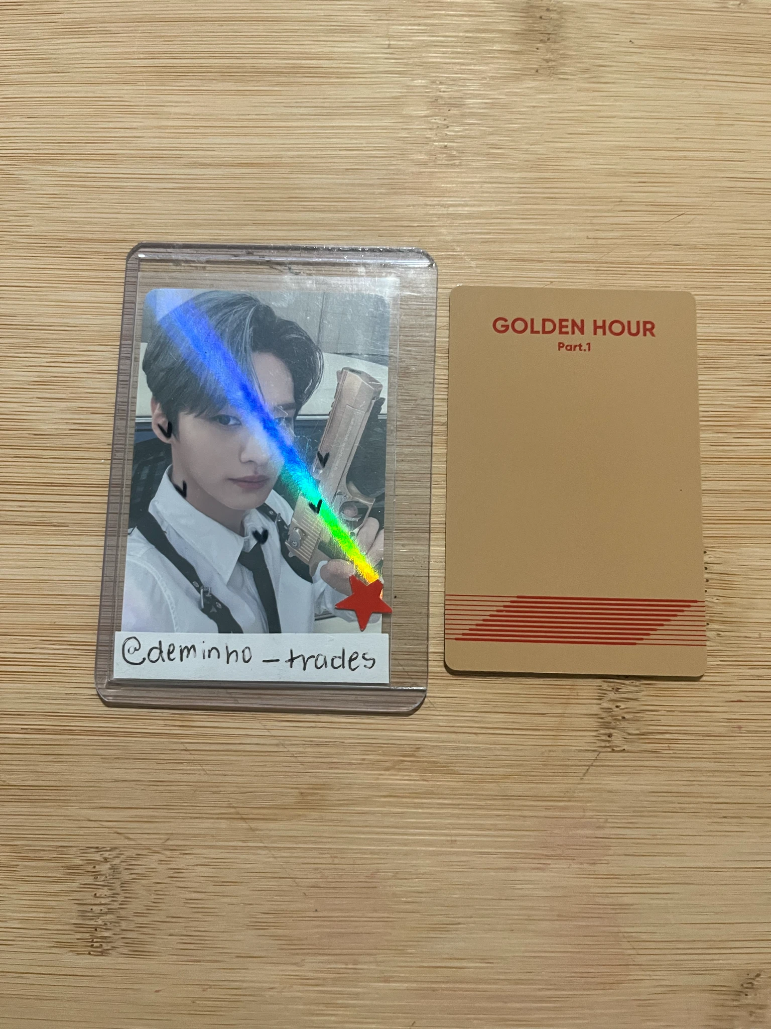 ATEEZ Wooyoung ATEEZ - Wooyoung - Golden Hour : Part.1 Album album photocard poca album listing photo 2
