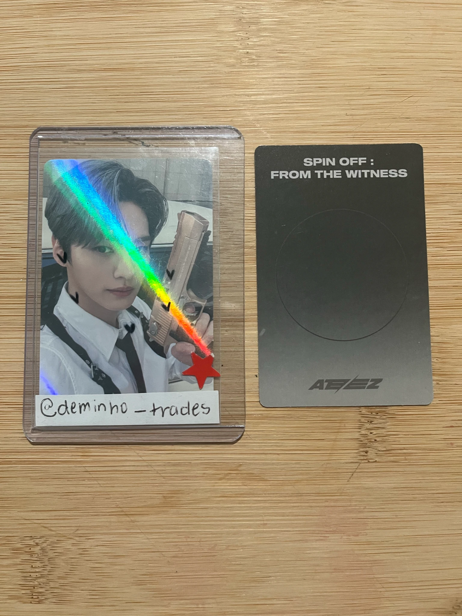 ATEEZ Jongho ATEEZ - Jongho - SPIN OFF : FROM THE WITNESS Album album photocard witness version version 1 listing photo 2