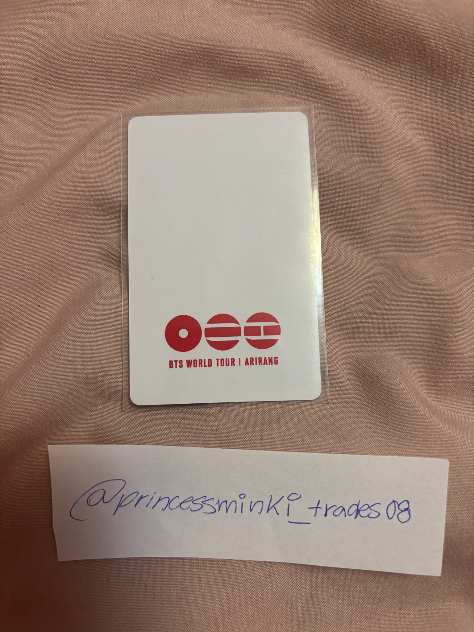 BTS Jimin BTS - Jimin - ARIRANG World Tour Event USA album pick-up lucky draw (LD) round 2 listing photo 2