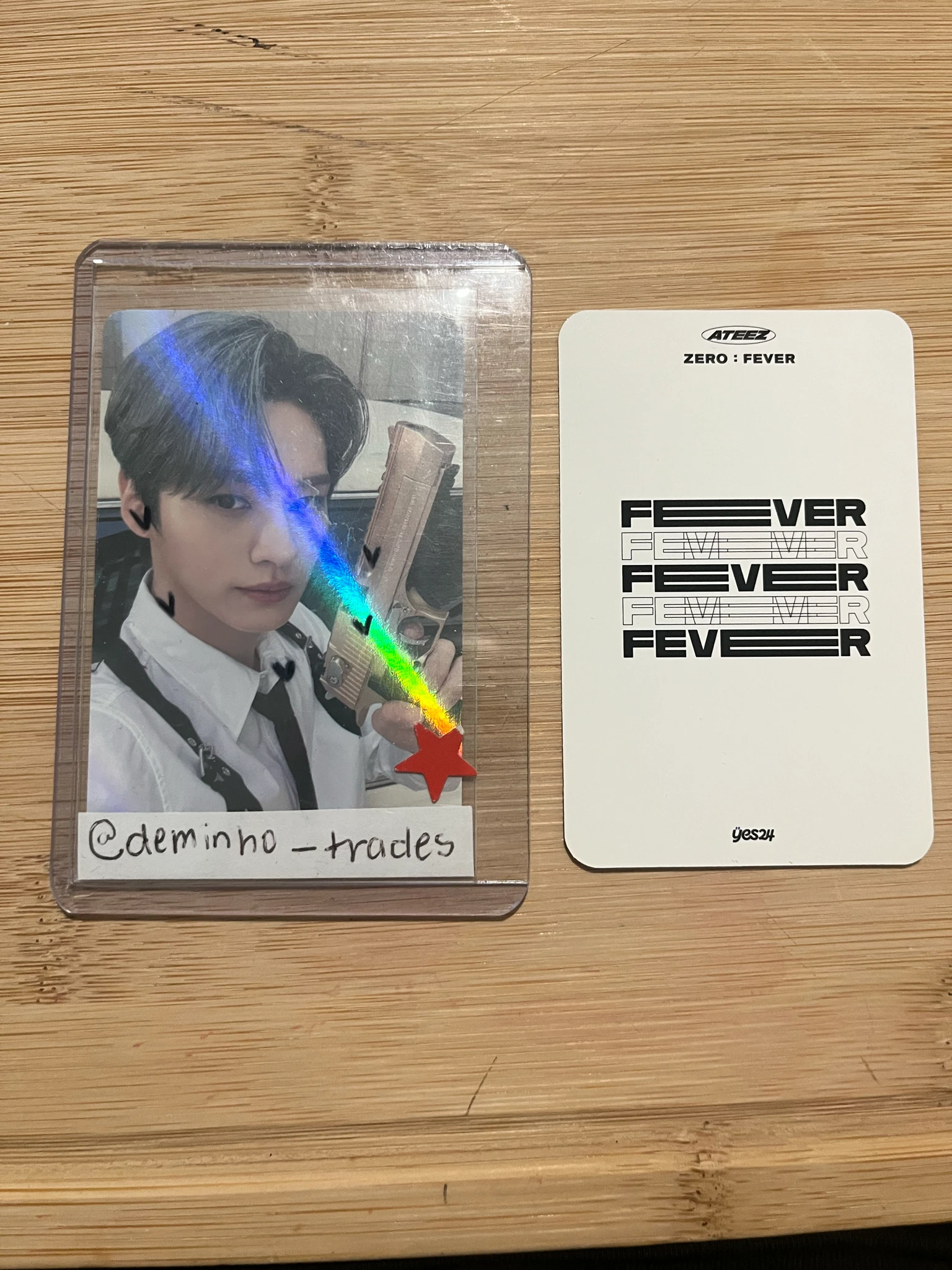 ATEEZ Hongjoong ATEEZ - Hongjoong - ZERO : FEVER Part.1 Album yes24 pob (pre-order benefit) platform version listing photo 2