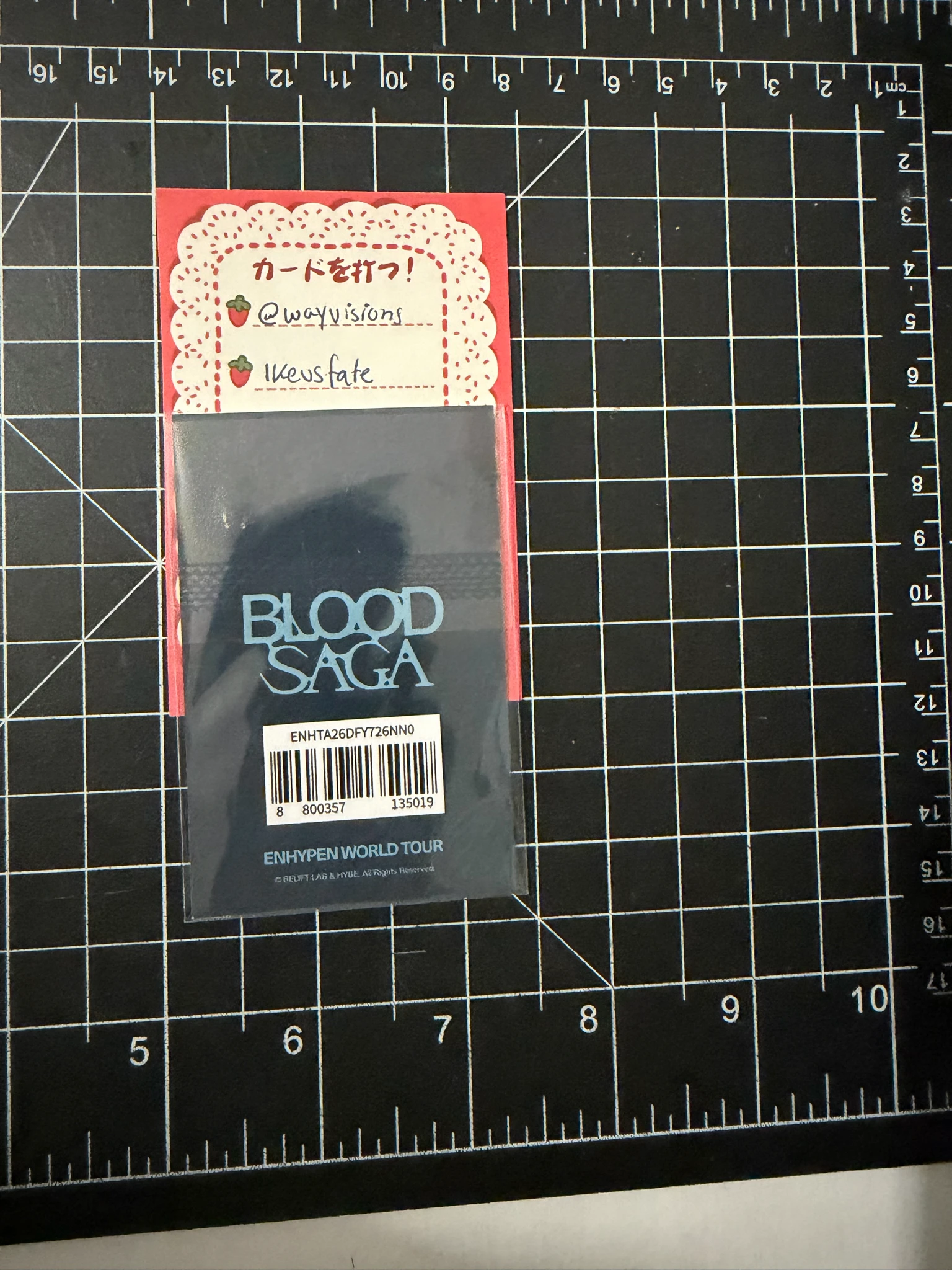 ENHYPEN Ni-ki ENHYPEN - Ni-ki - World Tour 'Blood Saga' Event purchase benefit listing photo 2
