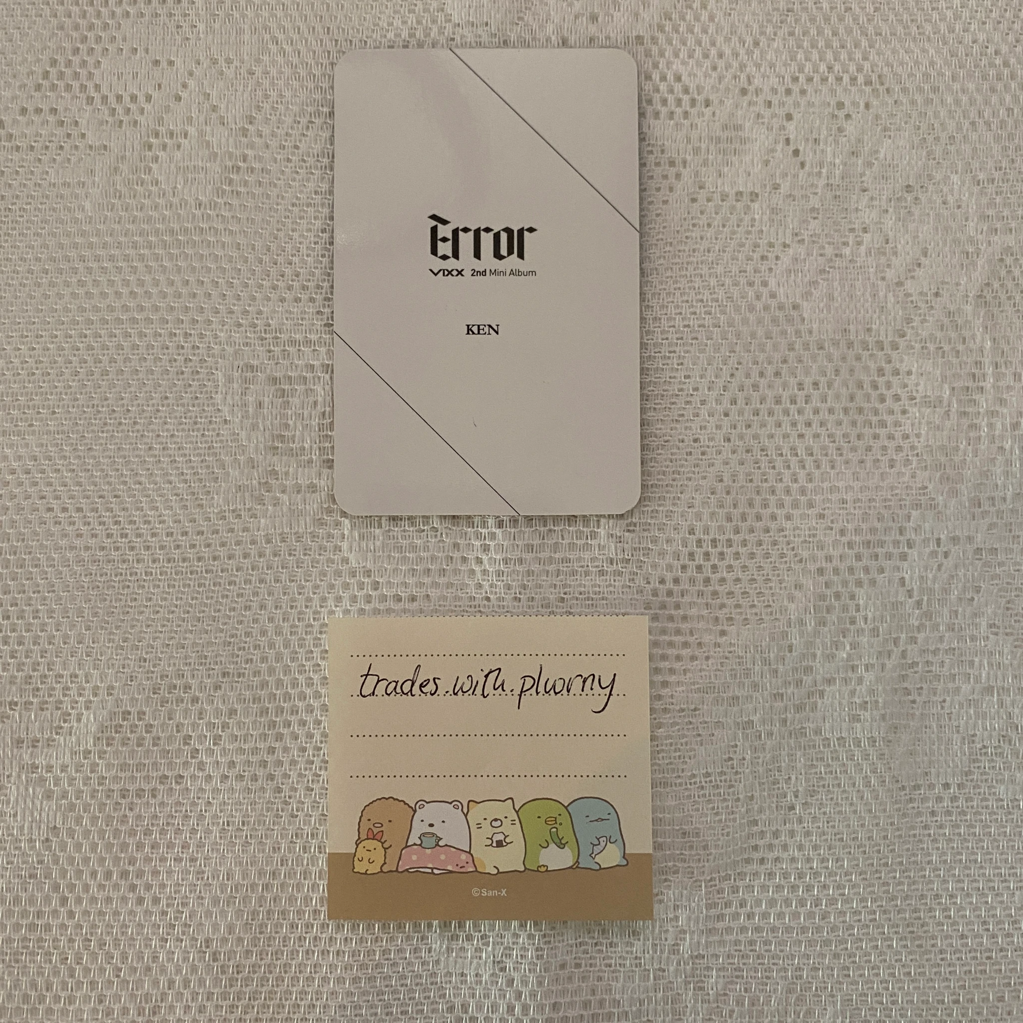 VIXX Ken VIXX - Ken - Error Album album photocard korean album listing photo 2