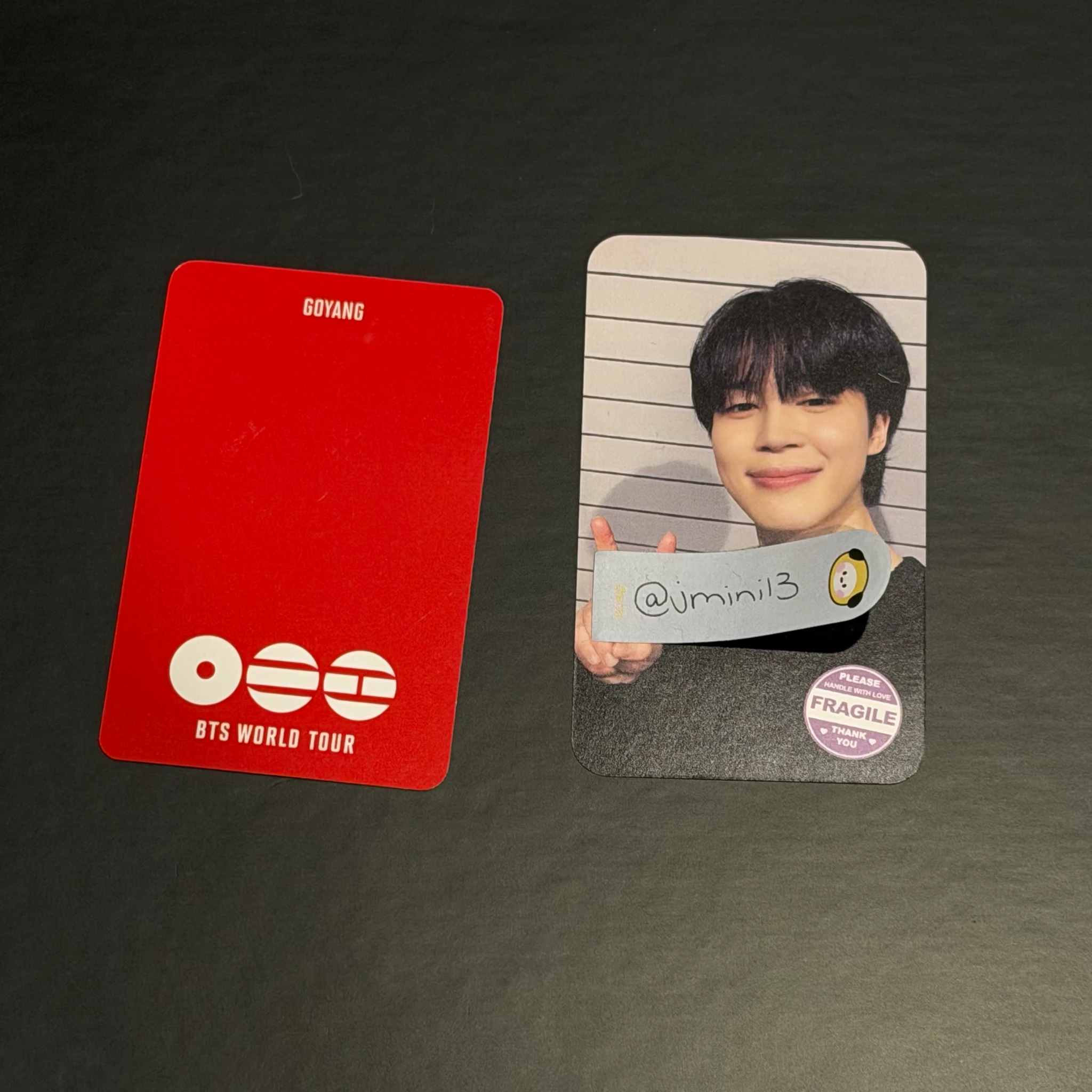 BTS RM BTS - RM - ARIRANG World Tour Event army zone goyang photocard set listing photo 2