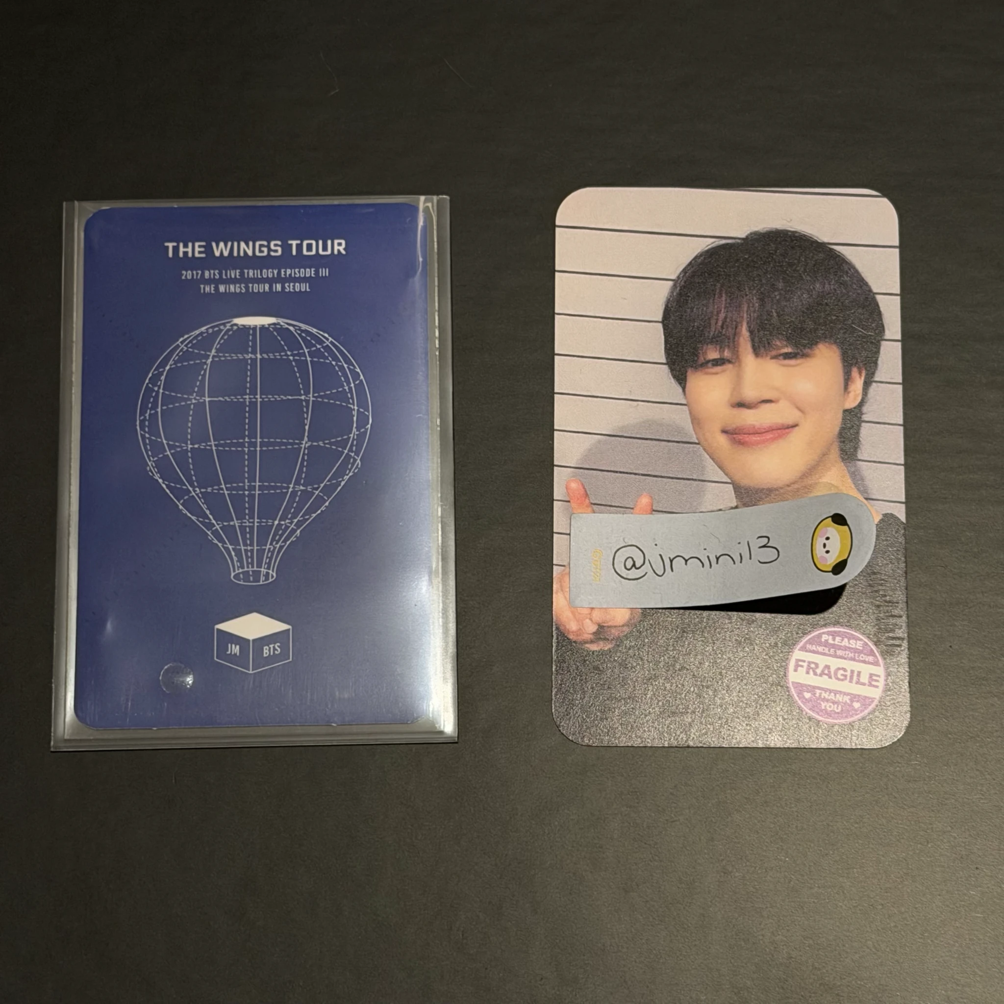 BTS Jimin BTS - Jimin - The Wings Tour - The Final Event DVD ver. photocard listing photo 2