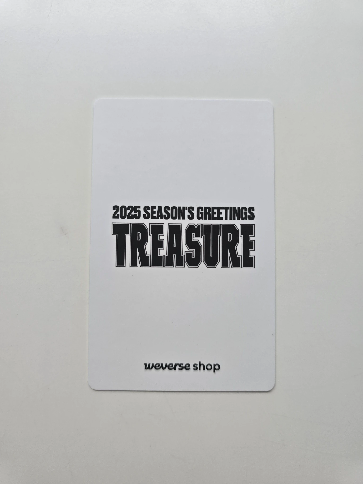 TREASURE Park Jeongwoo TREASURE - Park Jeongwoo - 2025 Season's Greetings - Team Treasure Other pob (pre-order benefit) weverse global shop (wvg) B version season's greetings listing photo 2