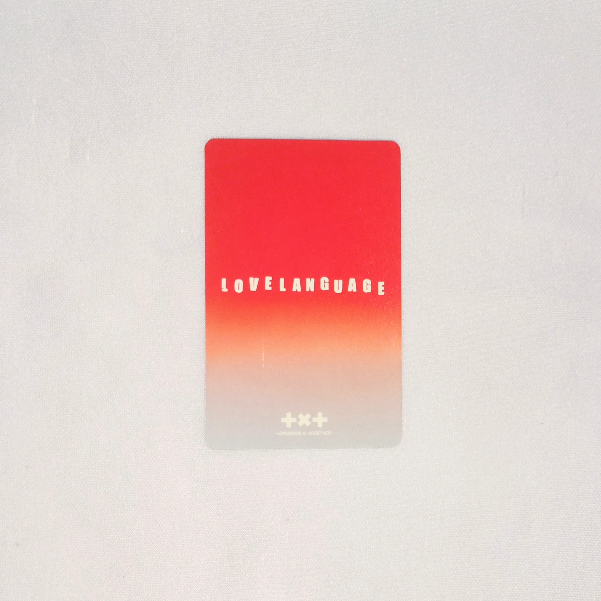 TOMORROW X TOGETHER Beomgyu TOMORROW X TOGETHER - Beomgyu - Love Language Album pre-order benefit (pob) weverse japan listing photo 2