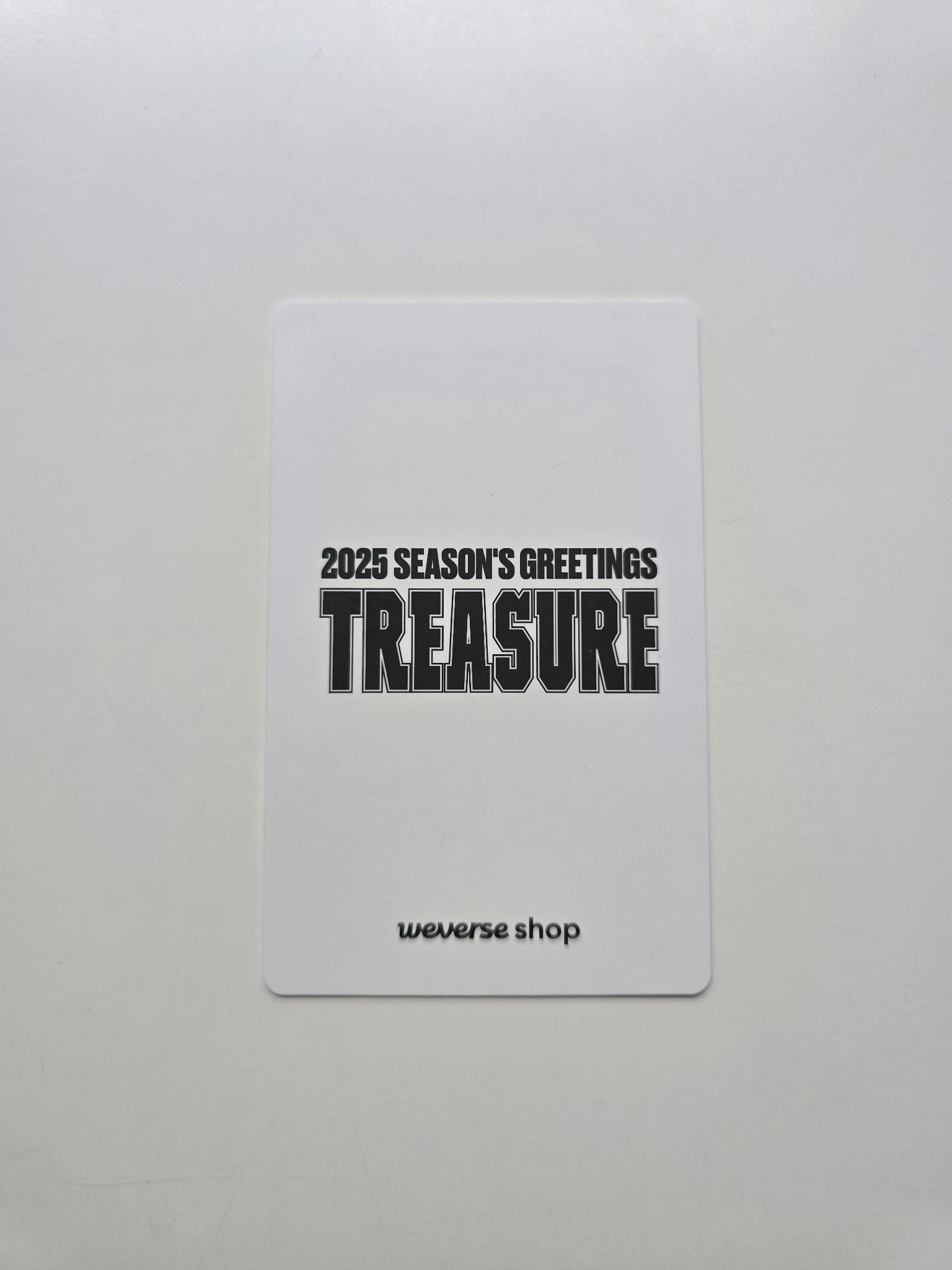TREASURE Asahi TREASURE - Asahi - 2025 Season's Greetings - Team Treasure Other pob (pre-order benefit) weverse global shop (wvg) season's greetings B version photocard set listing photo 2