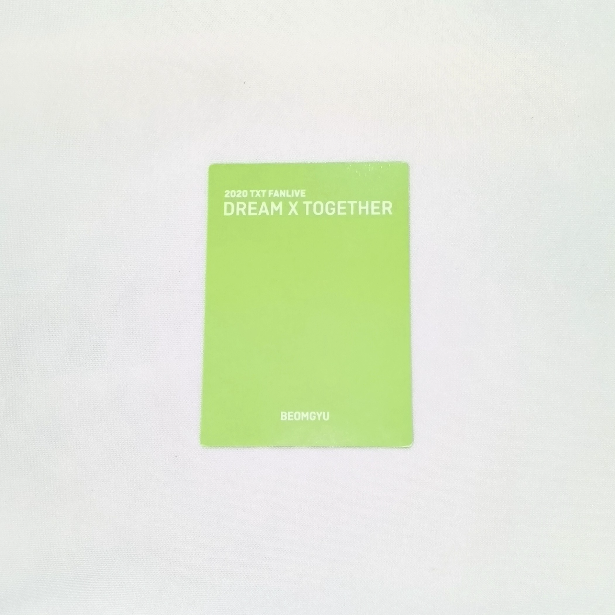 TOMORROW X TOGETHER Beomgyu TOMORROW X TOGETHER - Beomgyu - 2020 TXT FANLIVE DREAM X TOGETHER Event merch photocard mini bag listing photo 2
