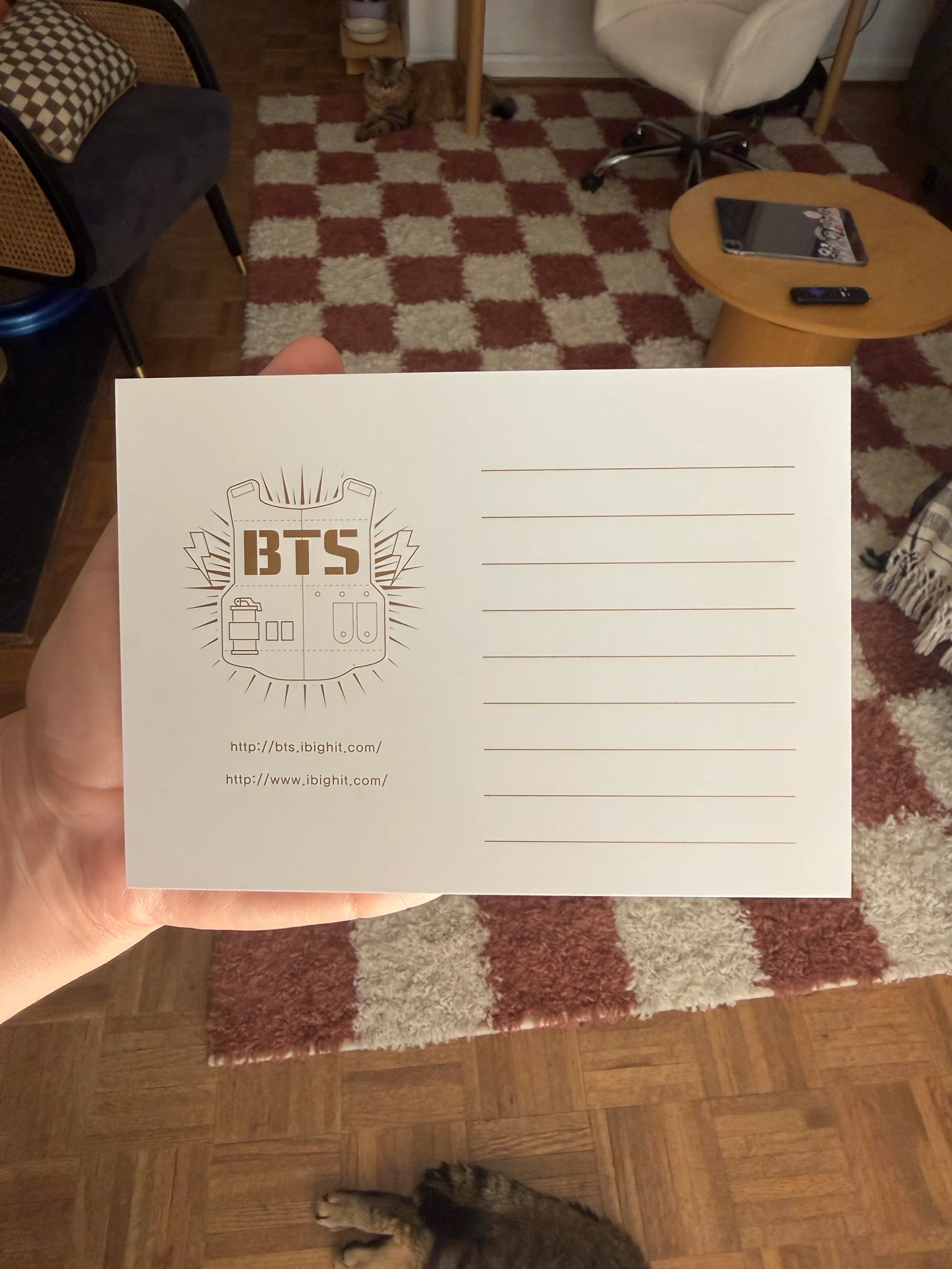 BTS BTS - 2 Cool 4 Skool Album postcard album inclusion listing photo 2