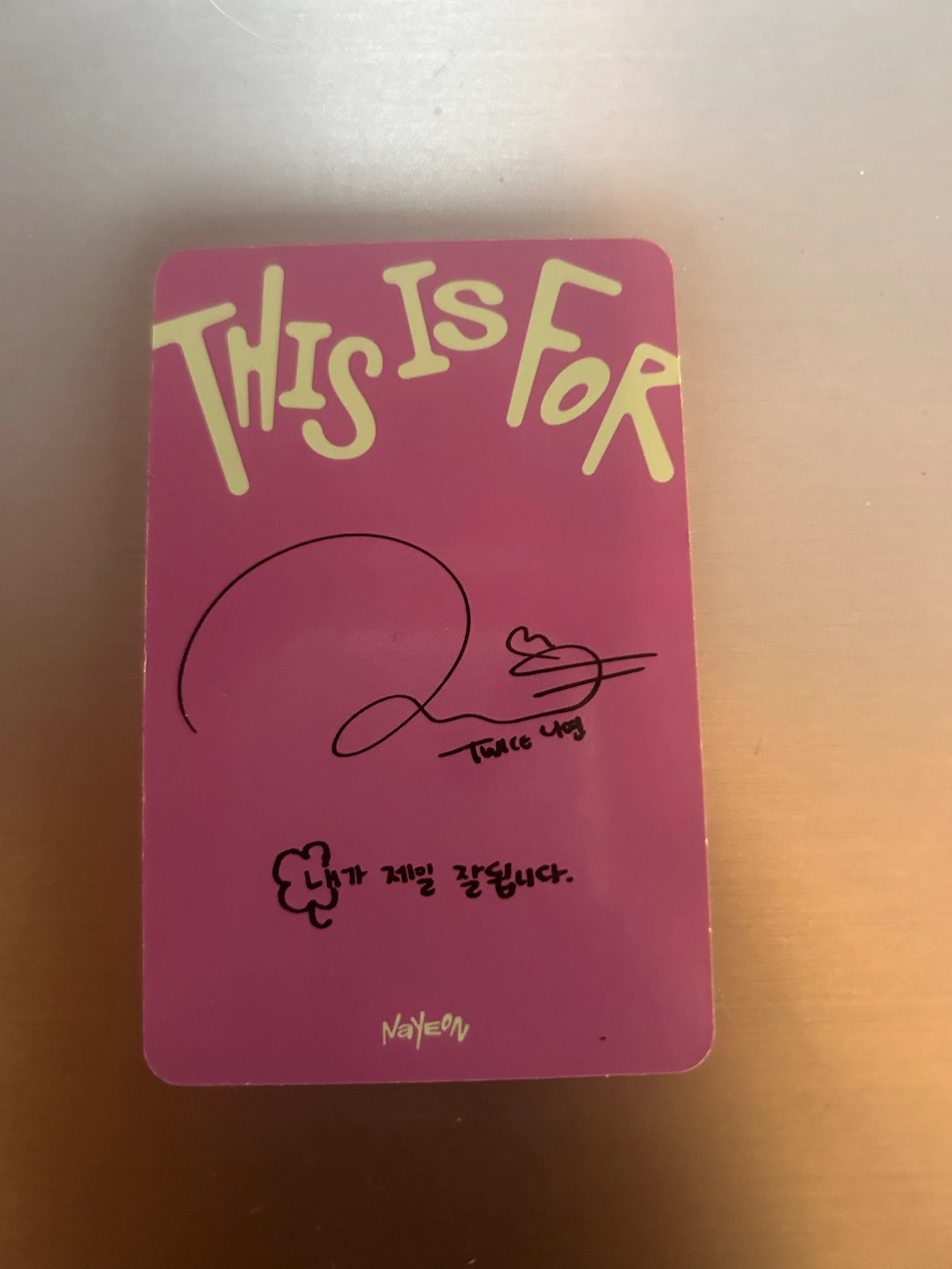 TWICE Nayeon TWICE-Nayeon-Album-this is for listing photo 2
