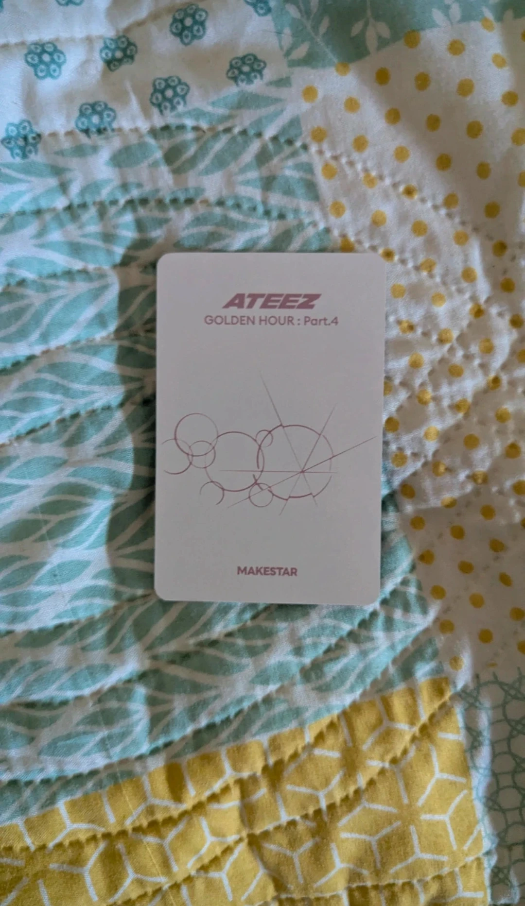 ATEEZ San ATEEZ - San - Golden Hour : Part.4 Album makestar pob (pre-order benefit) fansign round 5 listing photo 2