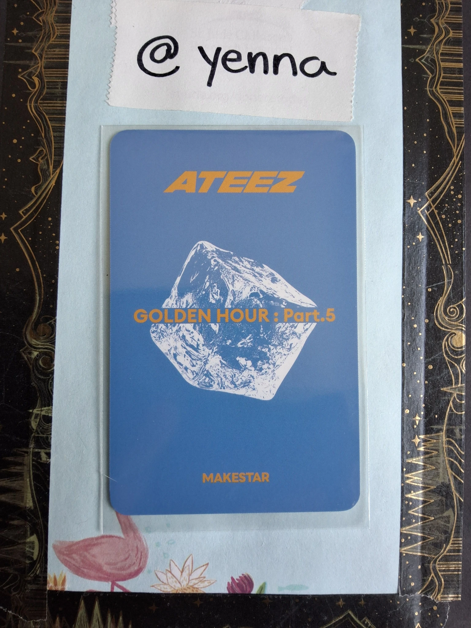 ATEEZ Jongho ATEEZ - Jongho - GOLDEN HOUR : Part.5 Album pob (pre-order benefit) makestar listing photo 2