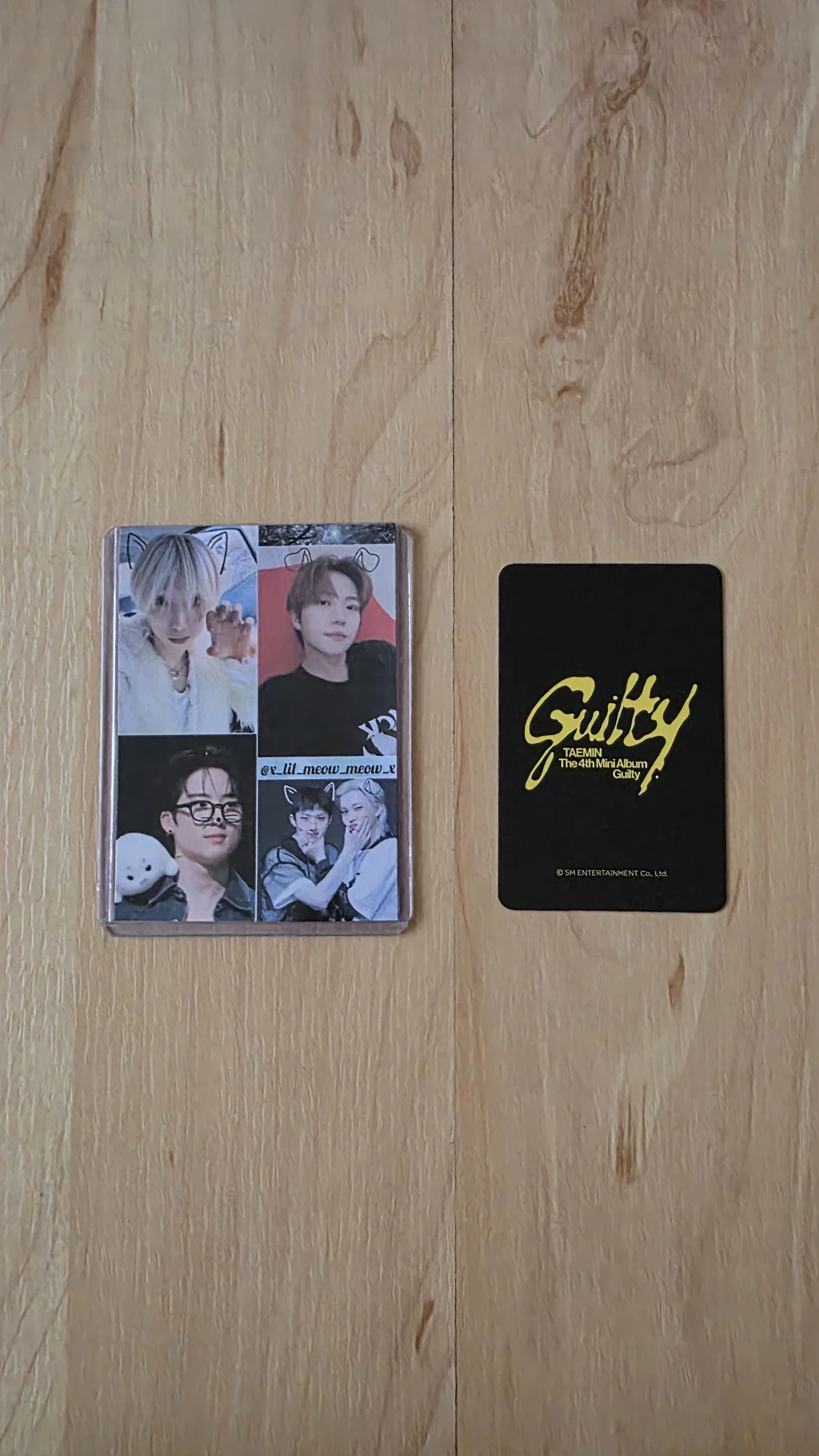 Taemin Taemin Taemin - Taemin - Guilty - The 4th Mini Album Album pob (pre-order benefit) makestar listing photo 2