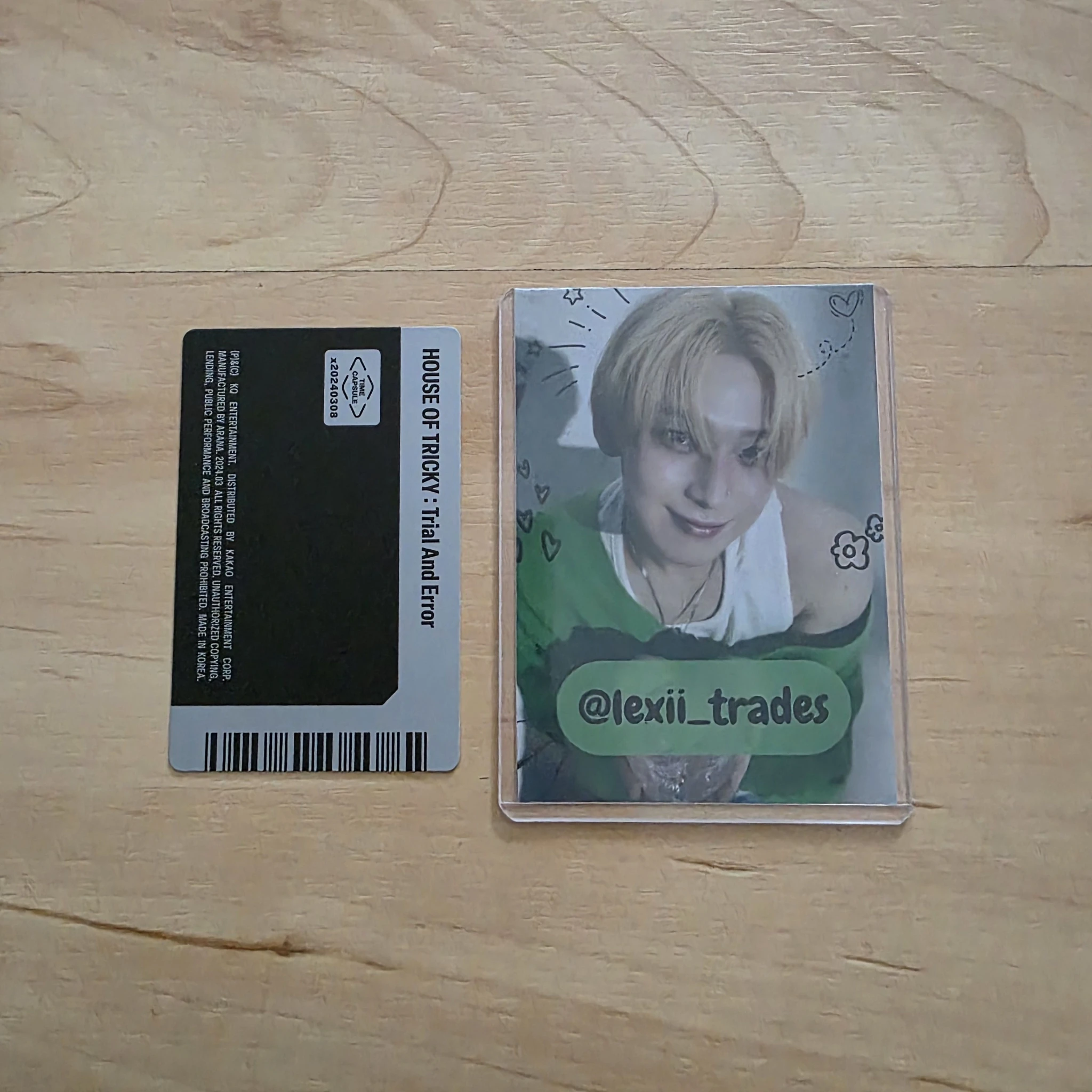 xikers Junmin Xikers - Junmin - HOUSE OF TRICKY : Trial And Error Album id card album photocard listing photo 2