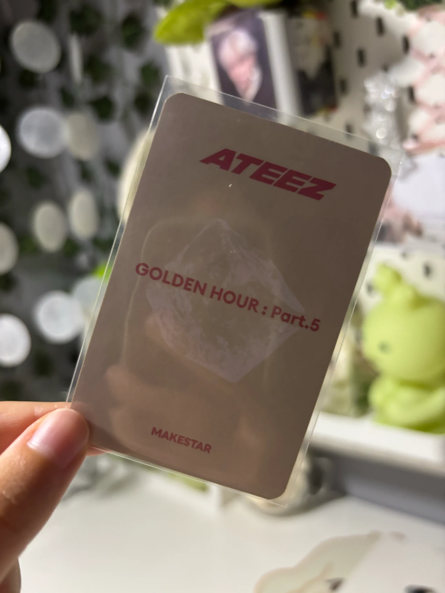 ATEEZ ATEEZ - Wooyoung & Jongho - GOLDEN HOUR : Part.5 Album makestar cd player unit version pob (pre-order benefit) listing photo 2