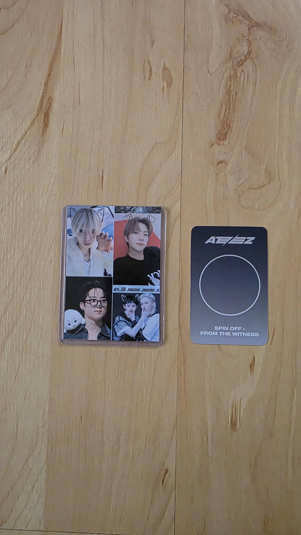 ATEEZ Seonghwa ATEEZ - Seonghwa - SPIN OFF : FROM THE WITNESS Album fansign soundwave listing photo 2