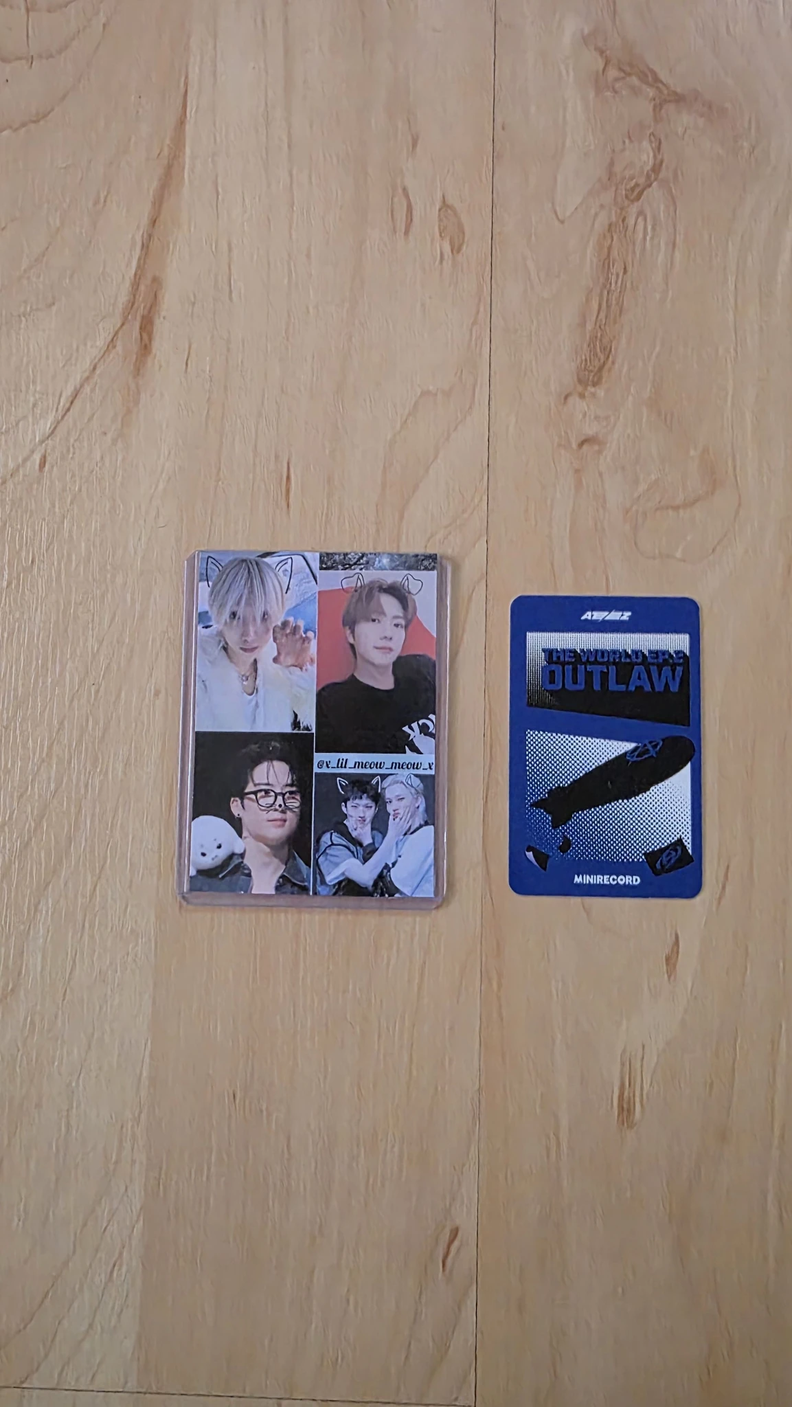 ATEEZ Seonghwa ATEEZ - Seonghwa - THE WORLD EP.2 : OUTLAW Album pre-order benefit (pob) mini photocard round 4 listing photo 2