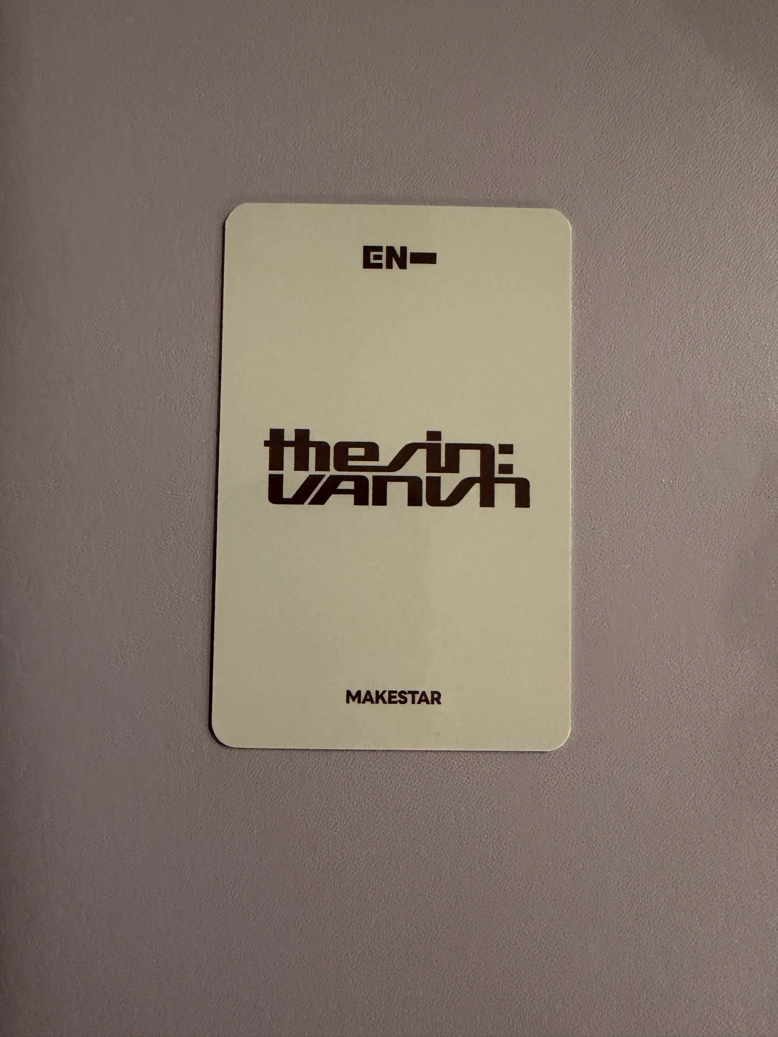 ENHYPEN Jay ENHYPEN - Jay - THE SIN: VANISH Album makestar pob (pre-order benefit) listing photo 2