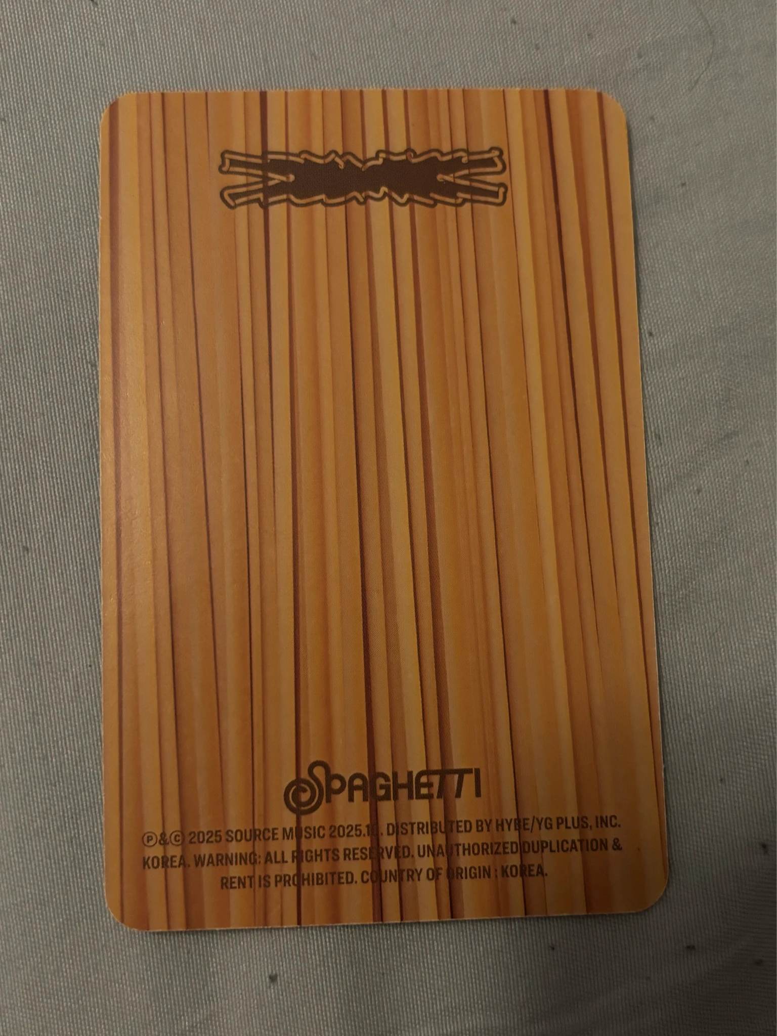 LE SSERAFIM Huh Yunjin LE SSERAFIM - Huh Yunjin - SPAGHETTI Album weird garlic version listing photo 2