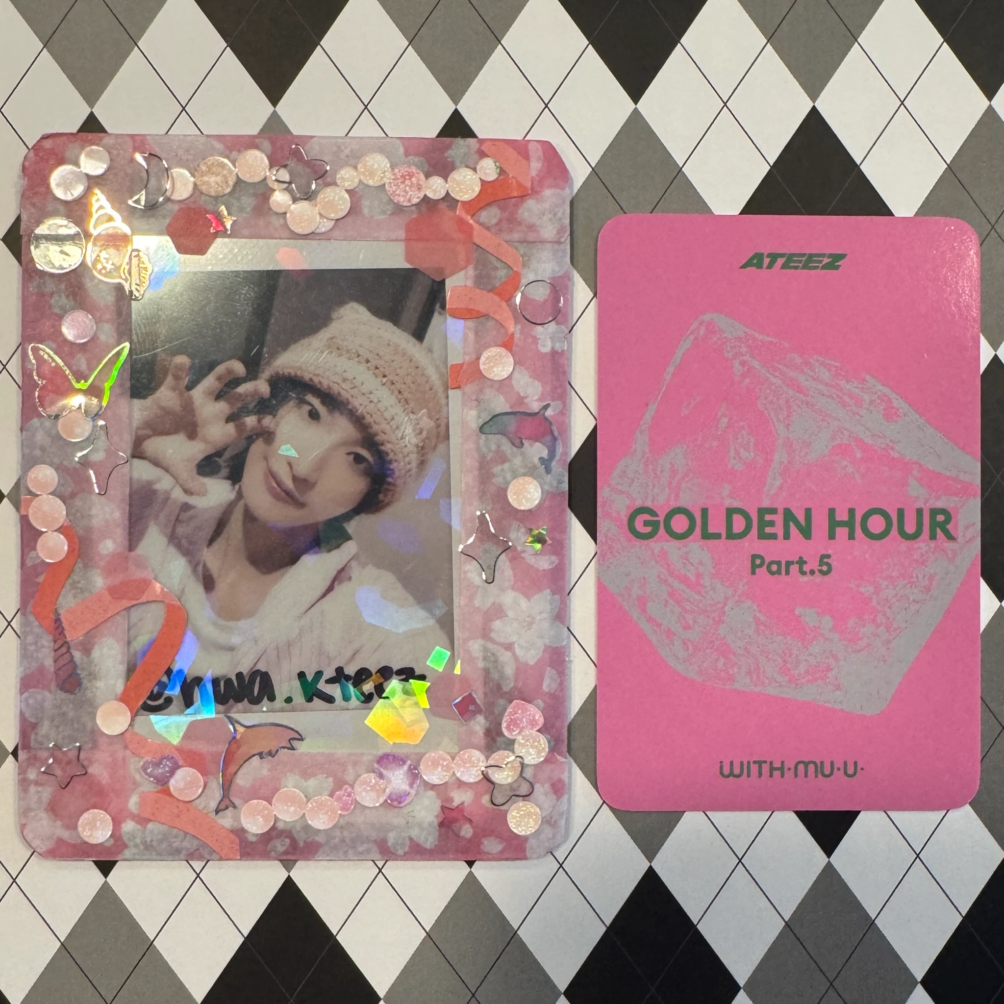 ATEEZ Wooyoung ATEEZ - Wooyoung - GOLDEN HOUR : Part.5 Album withmuu/withdrama keyring version pob (pre-order benefit) listing photo 2
