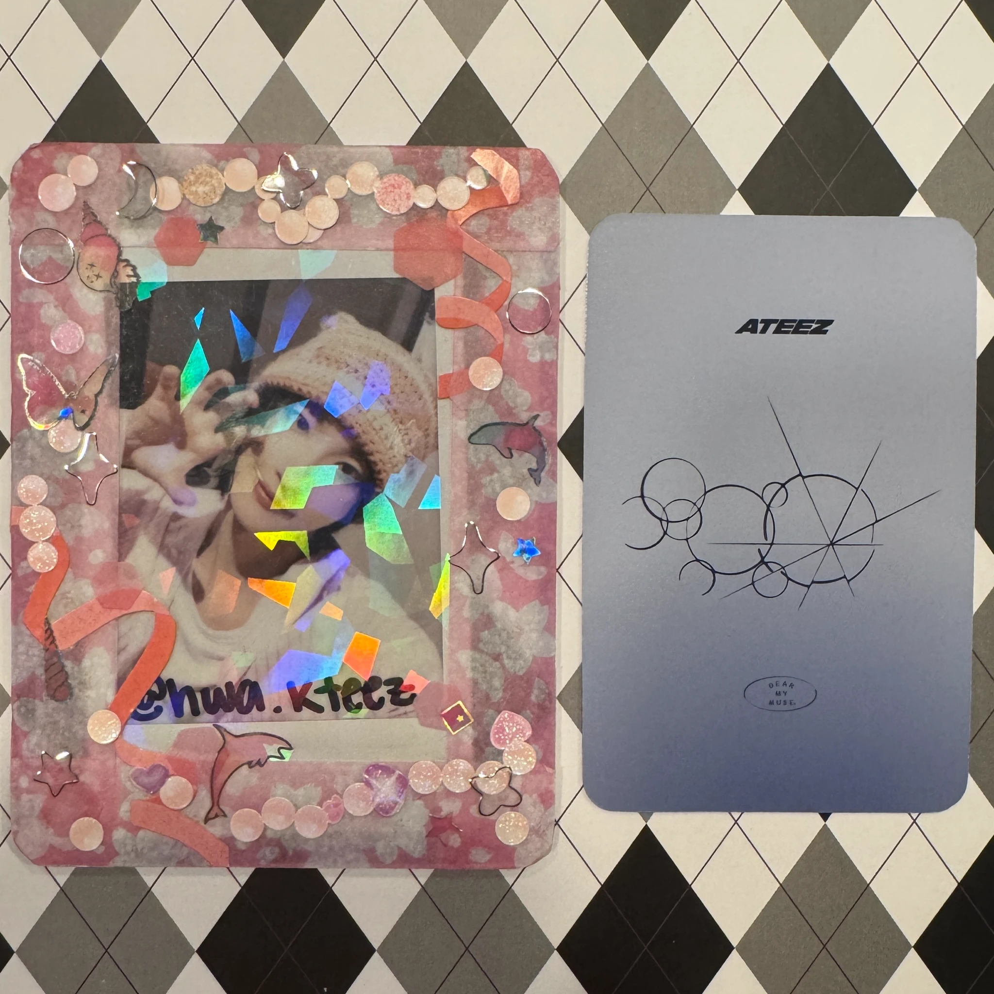 ATEEZ Mingi ATEEZ - Mingi - Golden Hour : Part.4 Album dear my muse (dmm) pob (pre-order benefit) round 1 listing photo 2