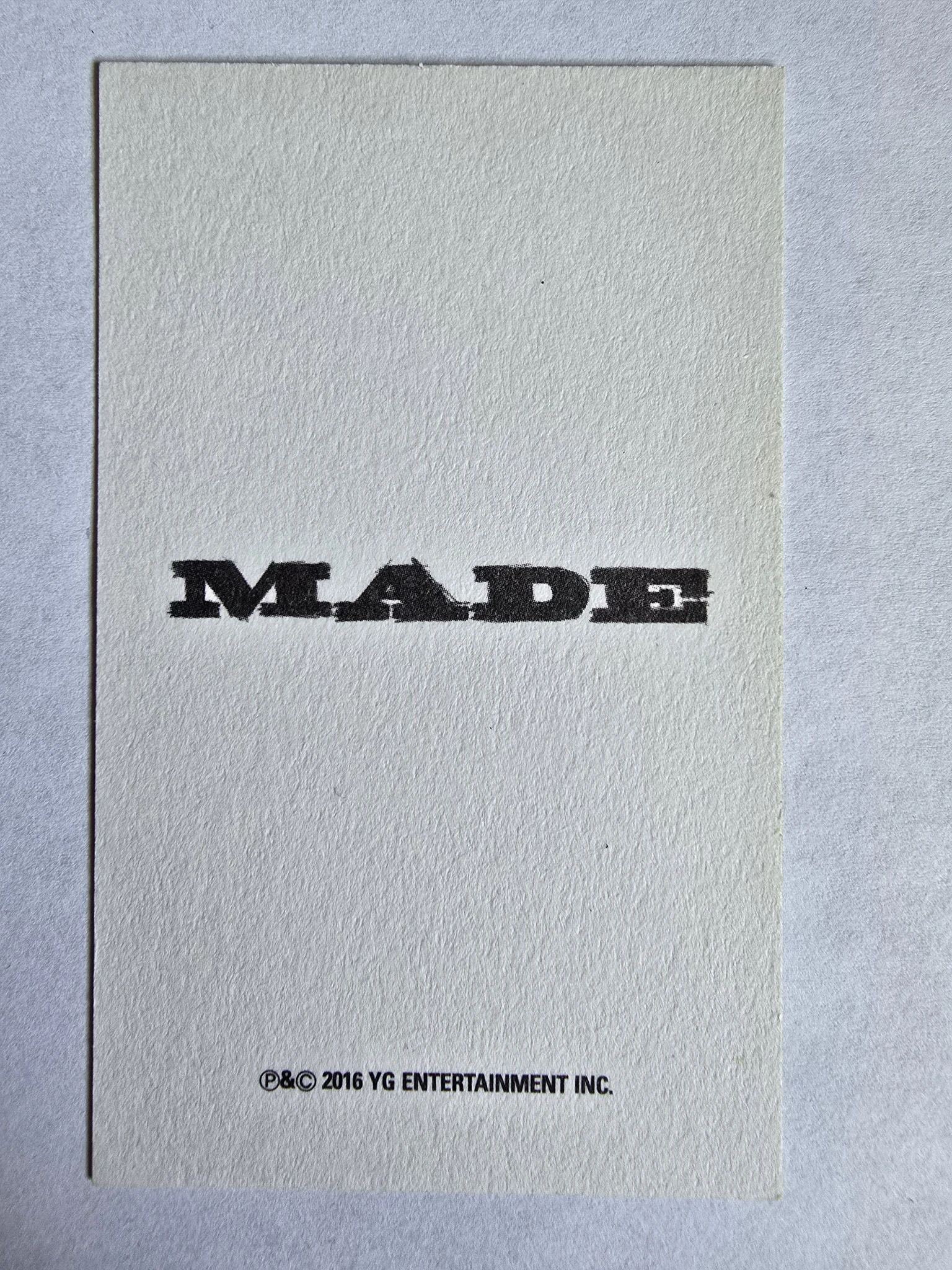 BIGBANG Daesung BIGBANG - Daesung - MADE Album album photocard album inclusion listing photo 2