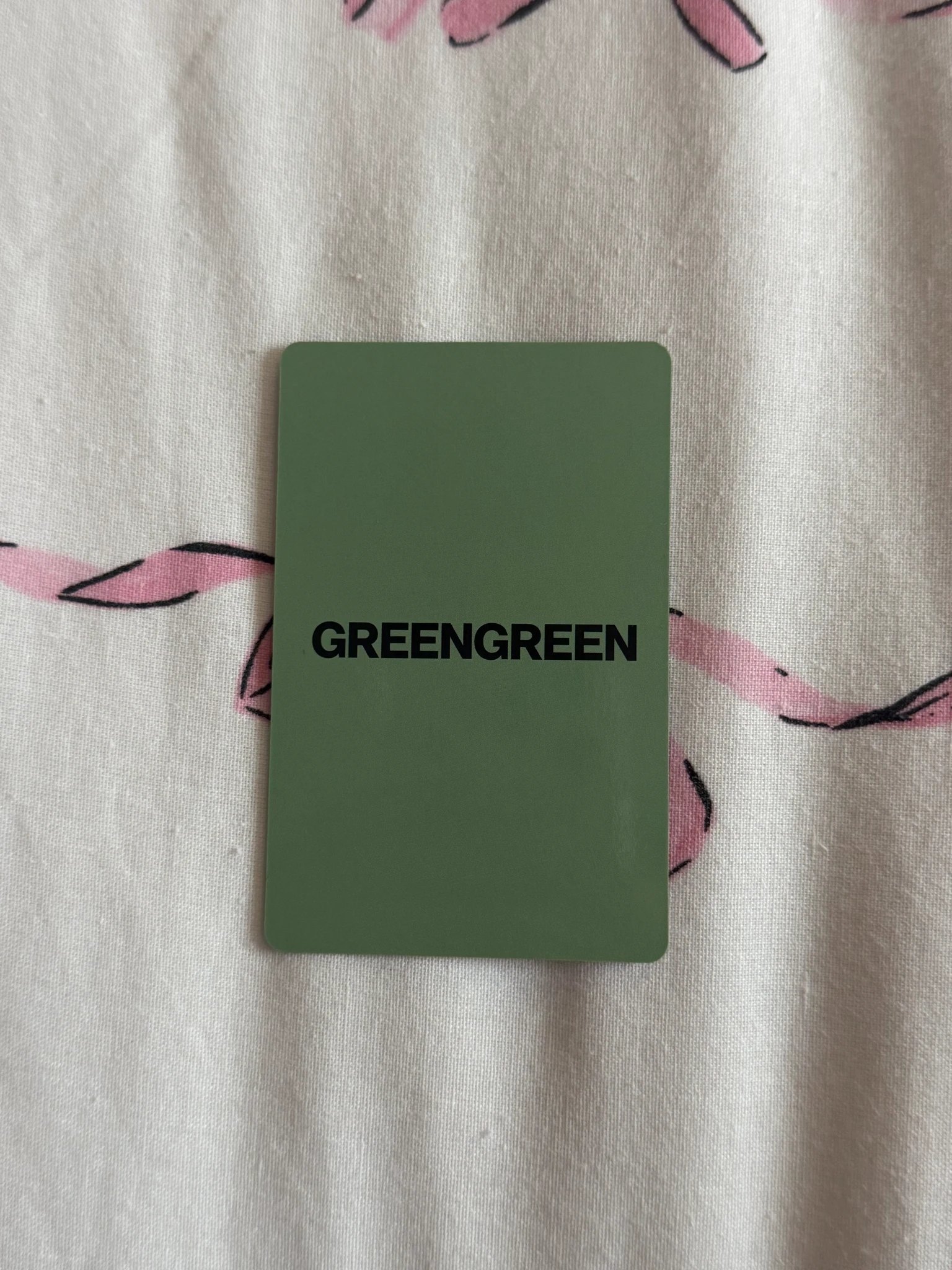 CORTIS Keonho CORTIS - Keonho - GREENGREEN Album ums japan (universal music store) lucky draw (LD) round 2 listing photo 2