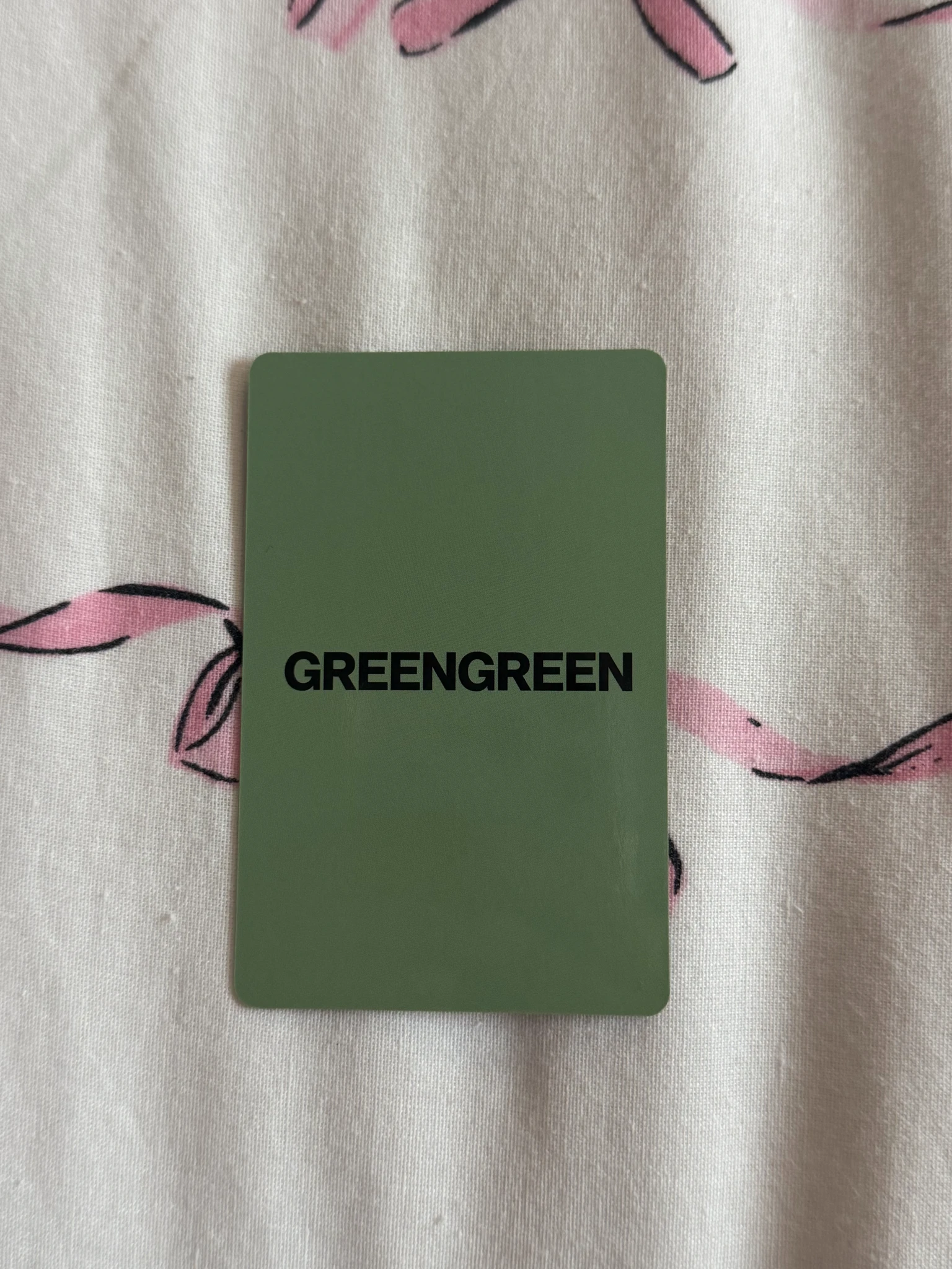 CORTIS Seonghyeon CORTIS - Seonghyeon - GREENGREEN Album ums japan (universal music store) lucky draw (LD) round 2 listing photo 2