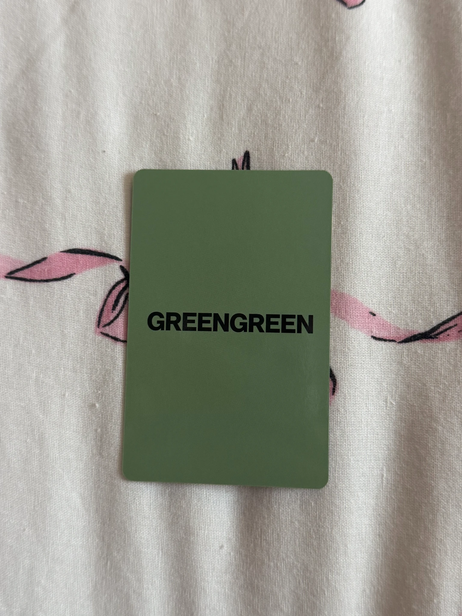 CORTIS Juhoon CORTIS - Juhoon - GREENGREEN Album ums japan (universal music store) lucky draw (LD) round 2 listing photo 2