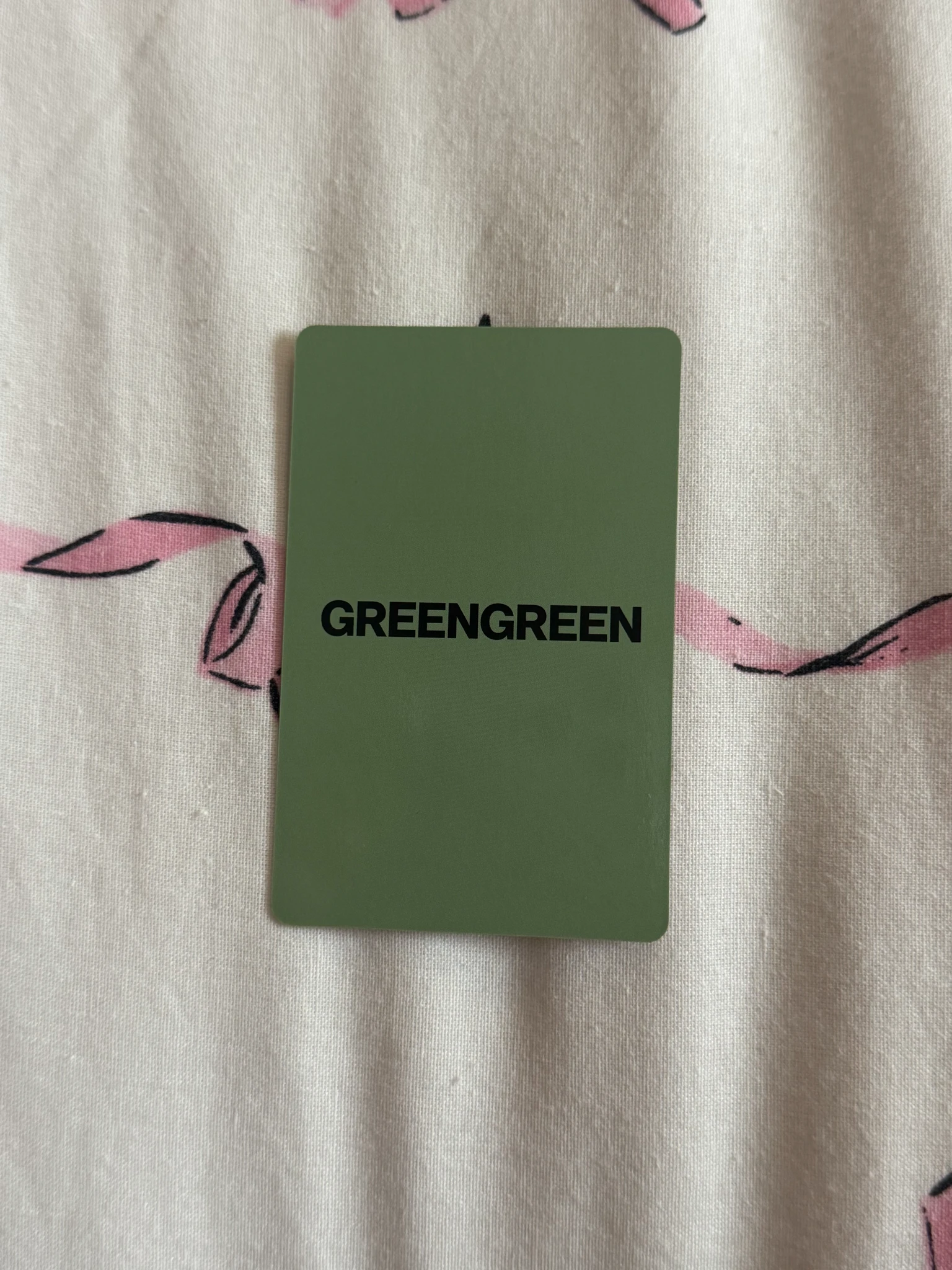 CORTIS James CORTIS - James - GREENGREEN Album lucky draw (LD) trading card ums japan (universal music store) listing photo 2