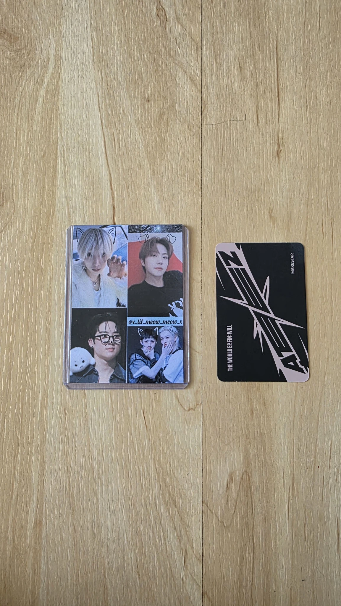 ATEEZ Seonghwa ATEEZ - Seonghwa - THE WORLD EP.FIN: WILL Album makestar pre-order benefit (pob) round 1 listing photo 2