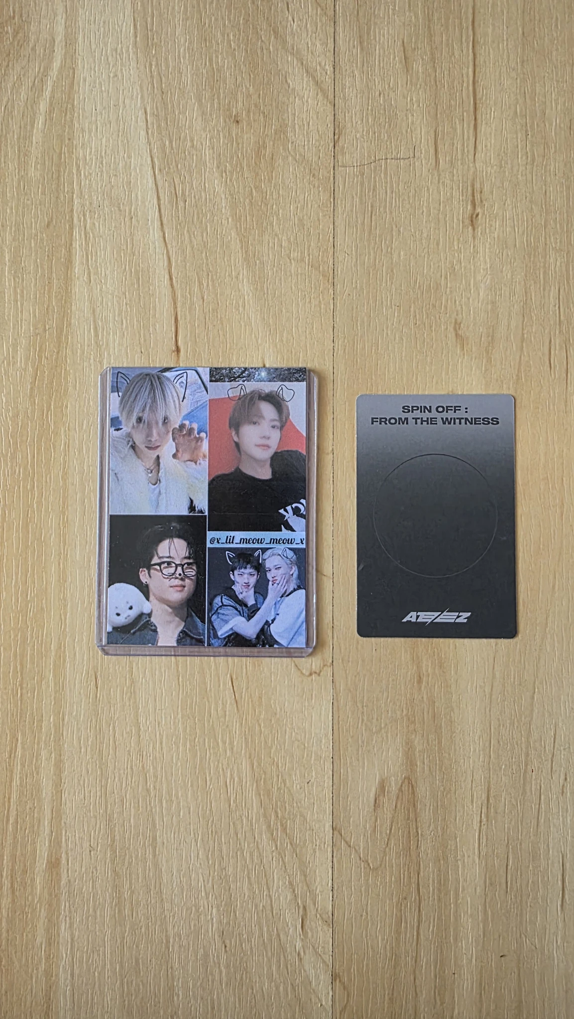 ATEEZ Seonghwa ATEEZ - Seonghwa - SPIN OFF : FROM THE WITNESS Album album photocard listing photo 2
