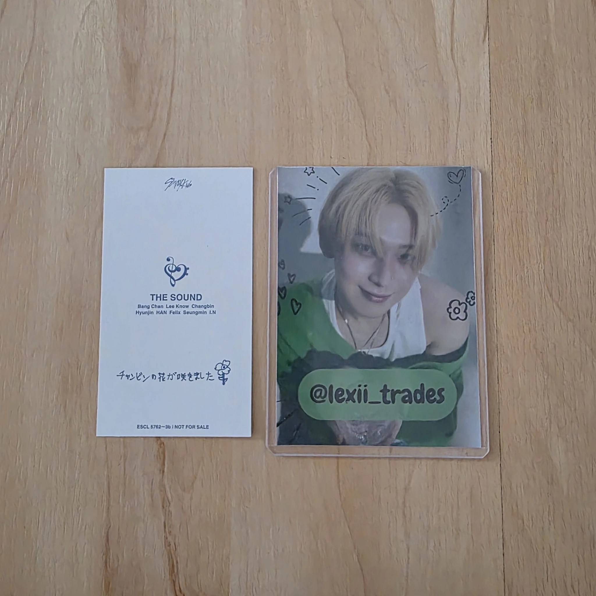 Stray Kids Changbin Stray Kids - Changbin - The Sound Album album photocard B version limited version listing photo 2