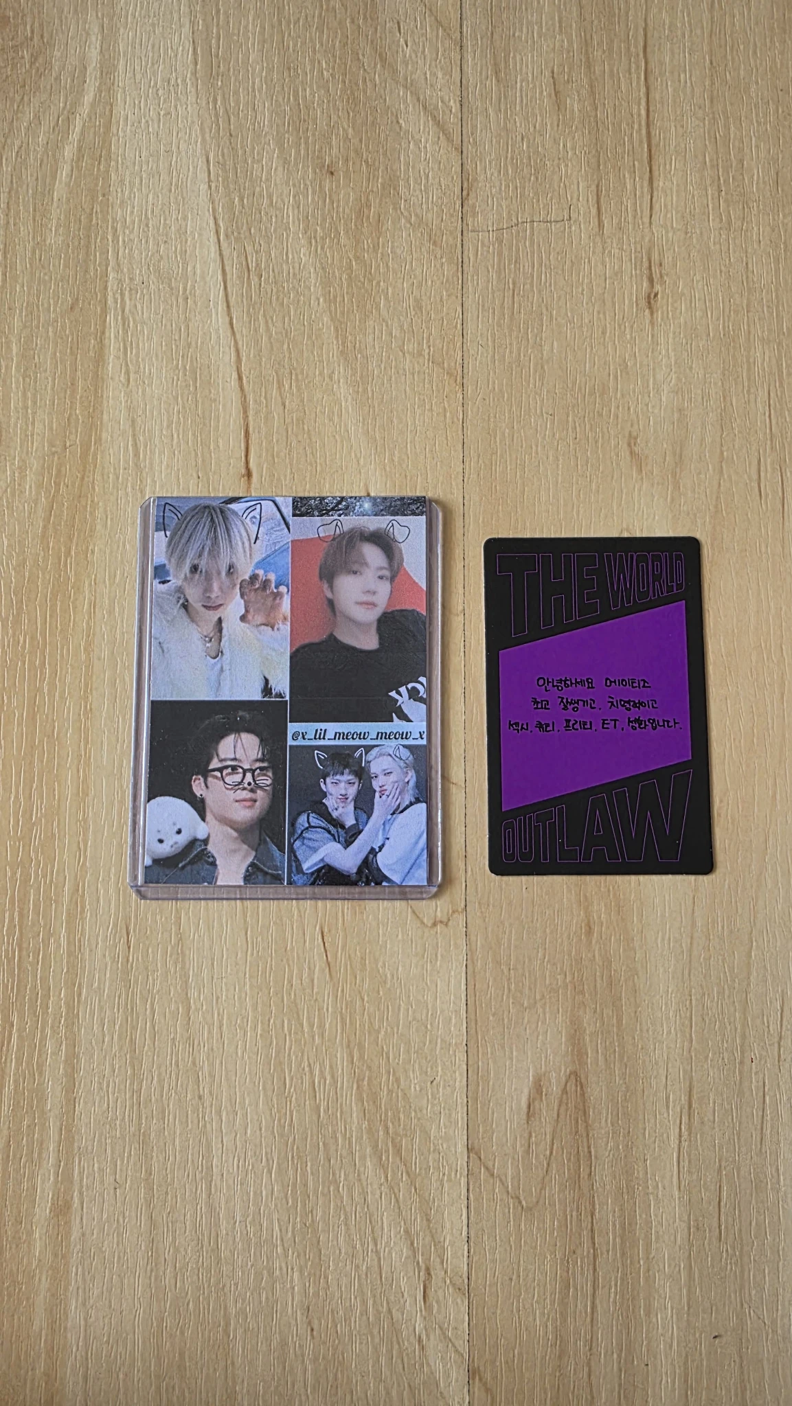 ATEEZ Seonghwa ATEEZ - Seonghwa - THE WORLD EP.2 : OUTLAW Album album photocard Z version listing photo 2